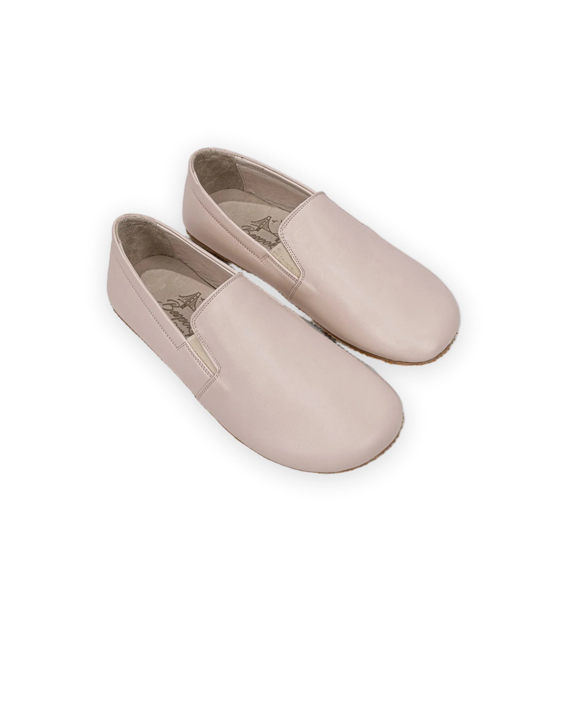 Women's Pink Barefoot Shoes - Handcrafted Calf Leather Wide Toe Box | Bespoky