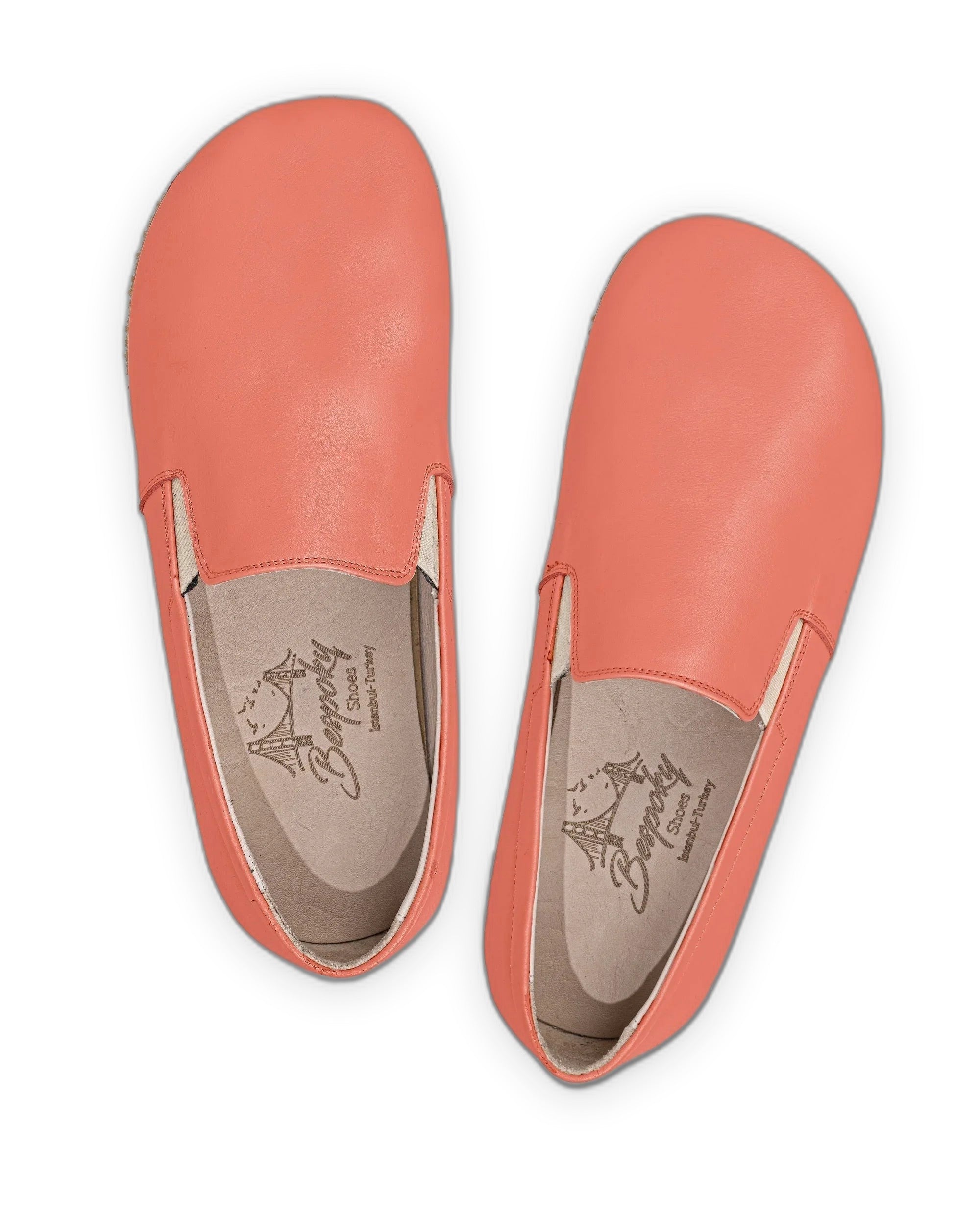 Side view Pomegranate Barefoot Shoes - Calf Leather Zero Drop | Bespoky