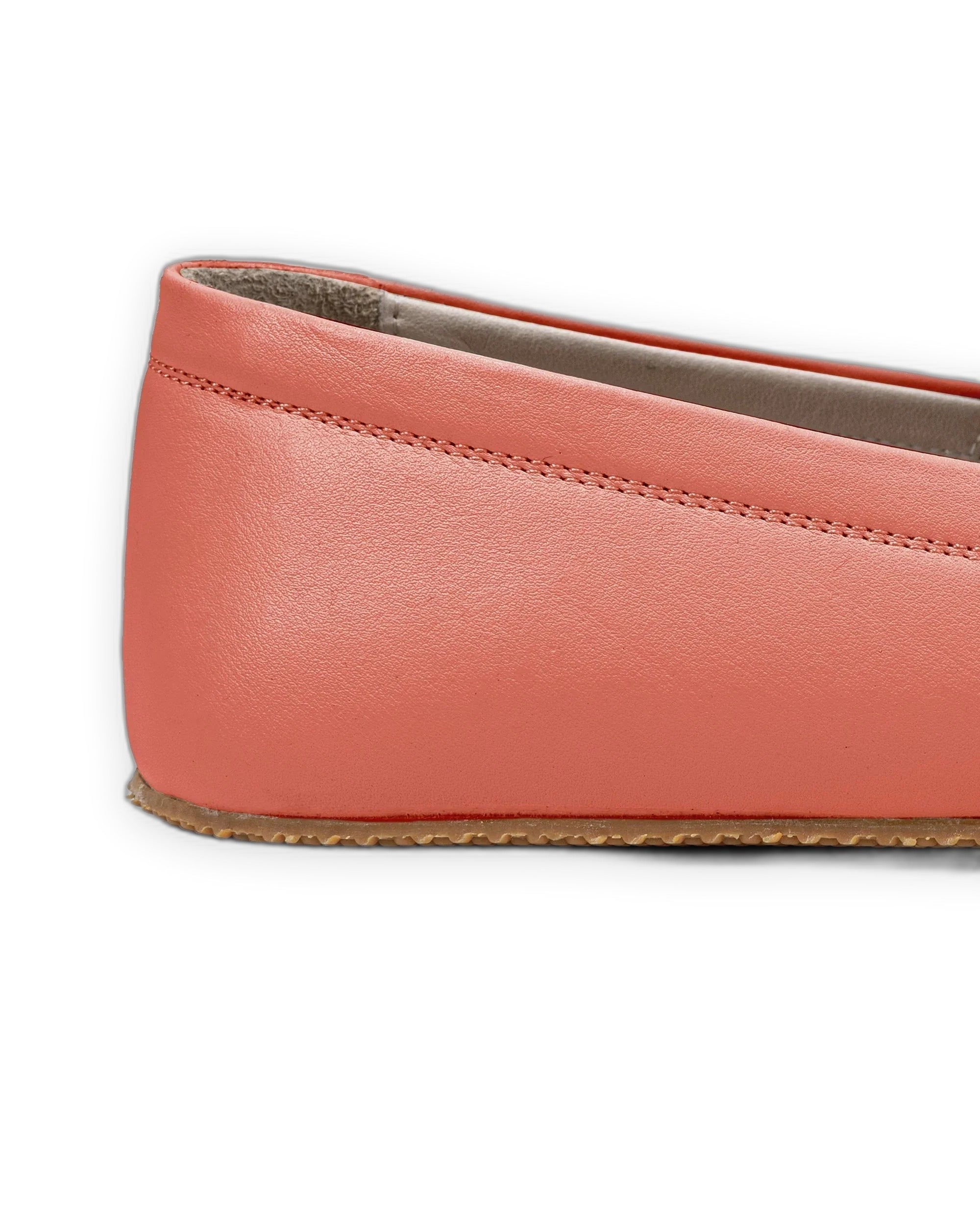 Top view Pomegranate Barefoot Shoes - Handcrafted Calf Leather | Bespoky