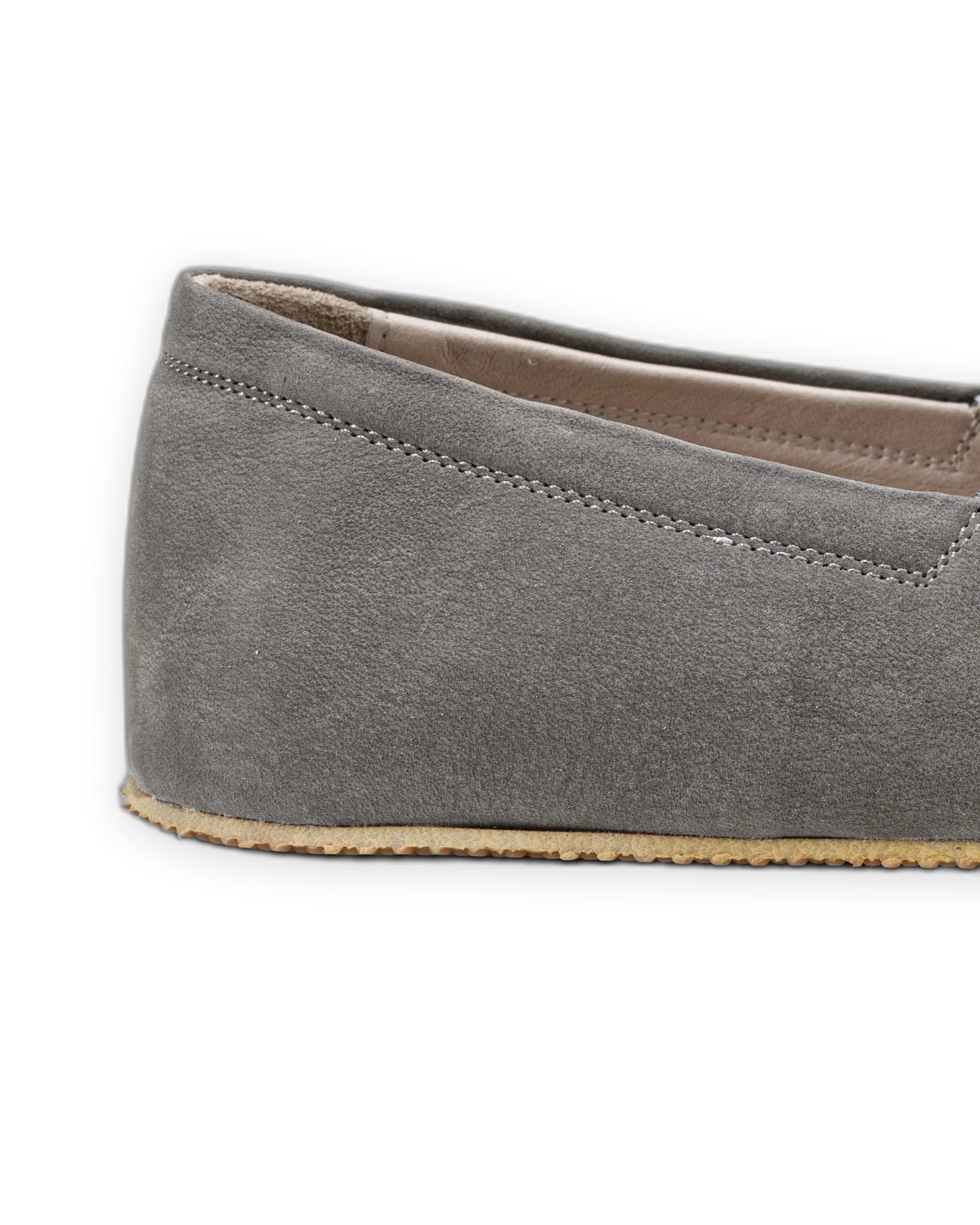 Side view Smoked Barefoot Shoes - Calf Leather Zero Drop | Bespoky