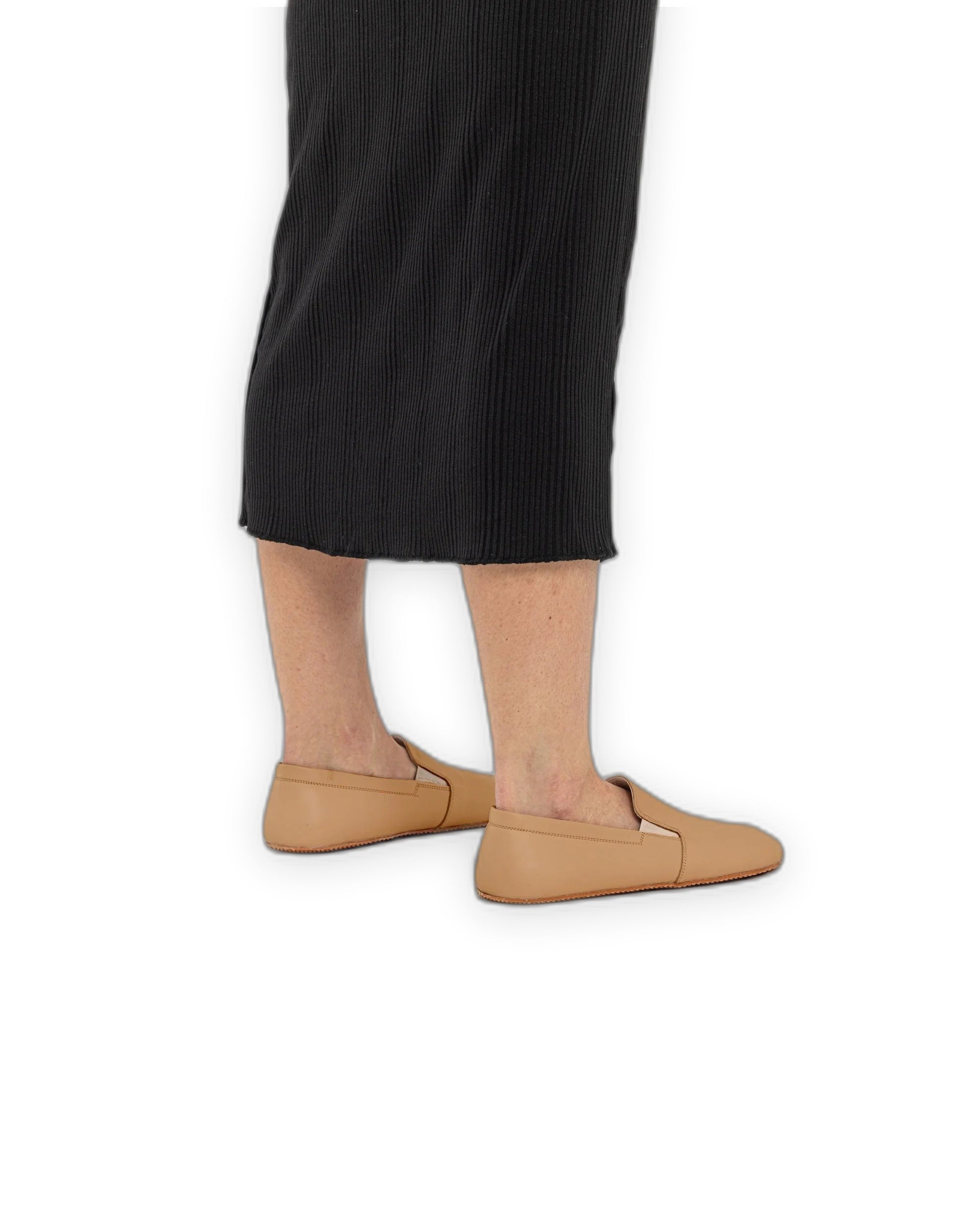 Detail Undyed Barefoot Shoes - Handcrafted Calf Leather Turkey | Bespoky