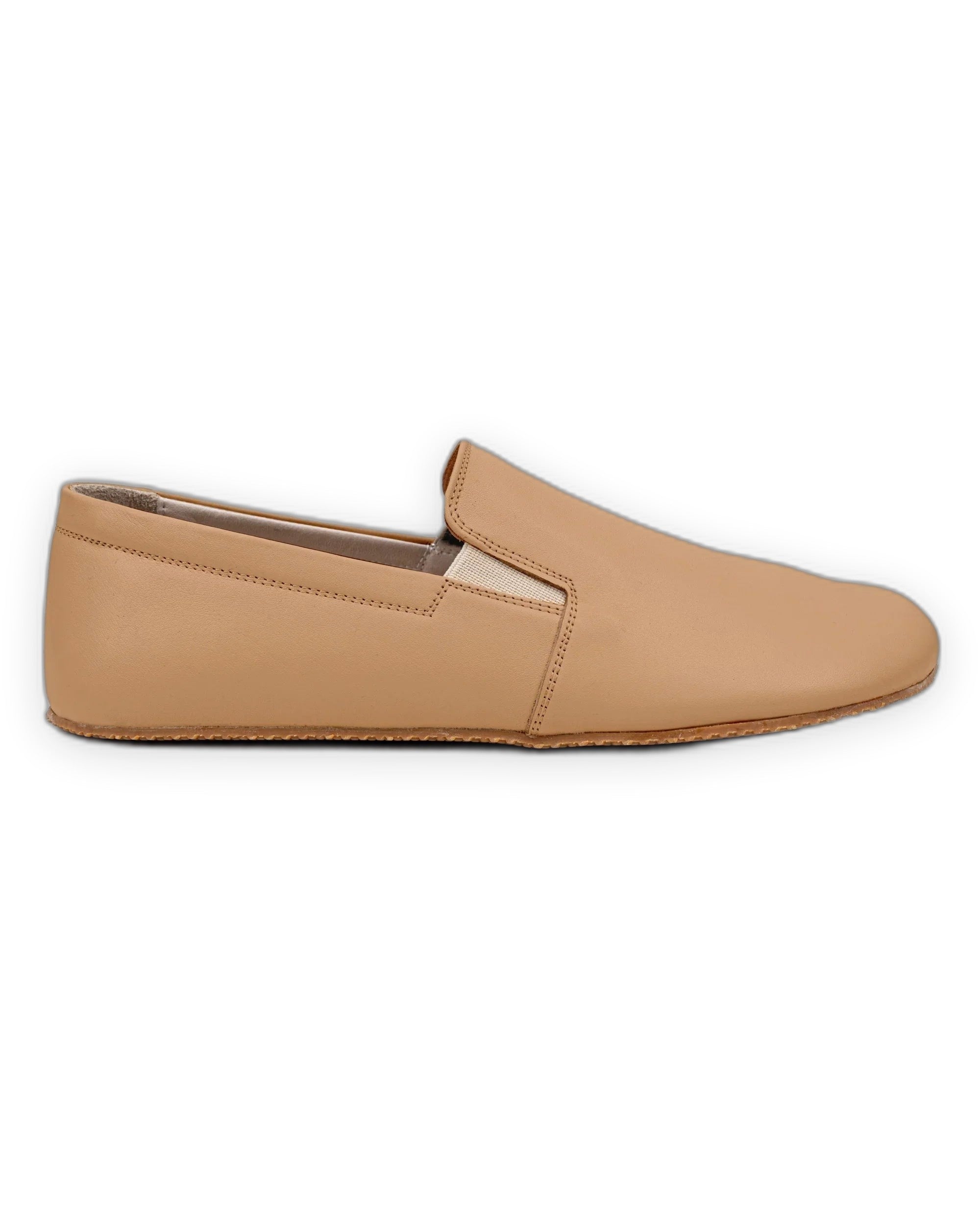 Close-up calf leather - Undyed Barefoot Shoes Detail | Bespoky