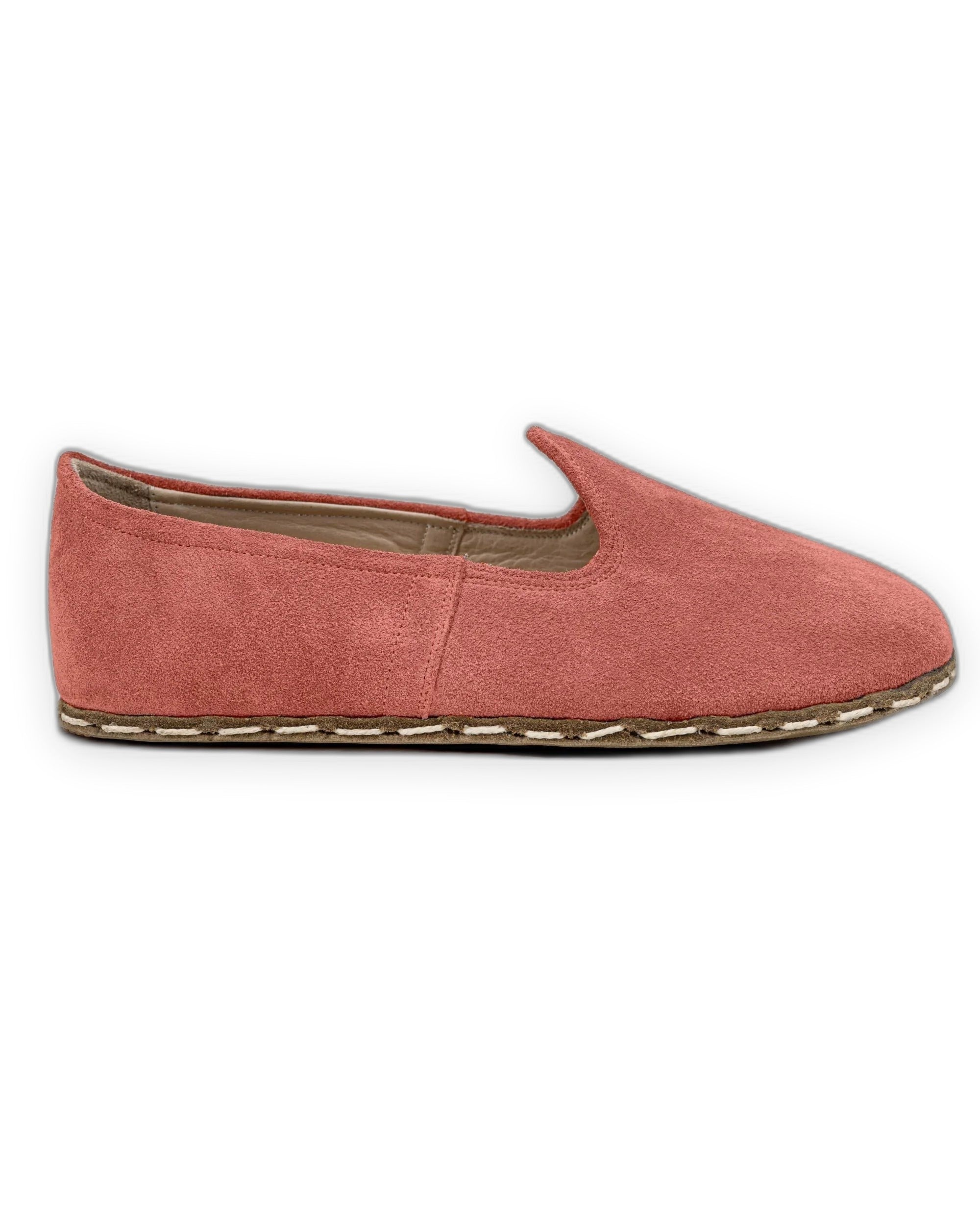 Pair Pink Barefoot Yemeni - Barefoot Wide Toe Calf Leather | Bespoky