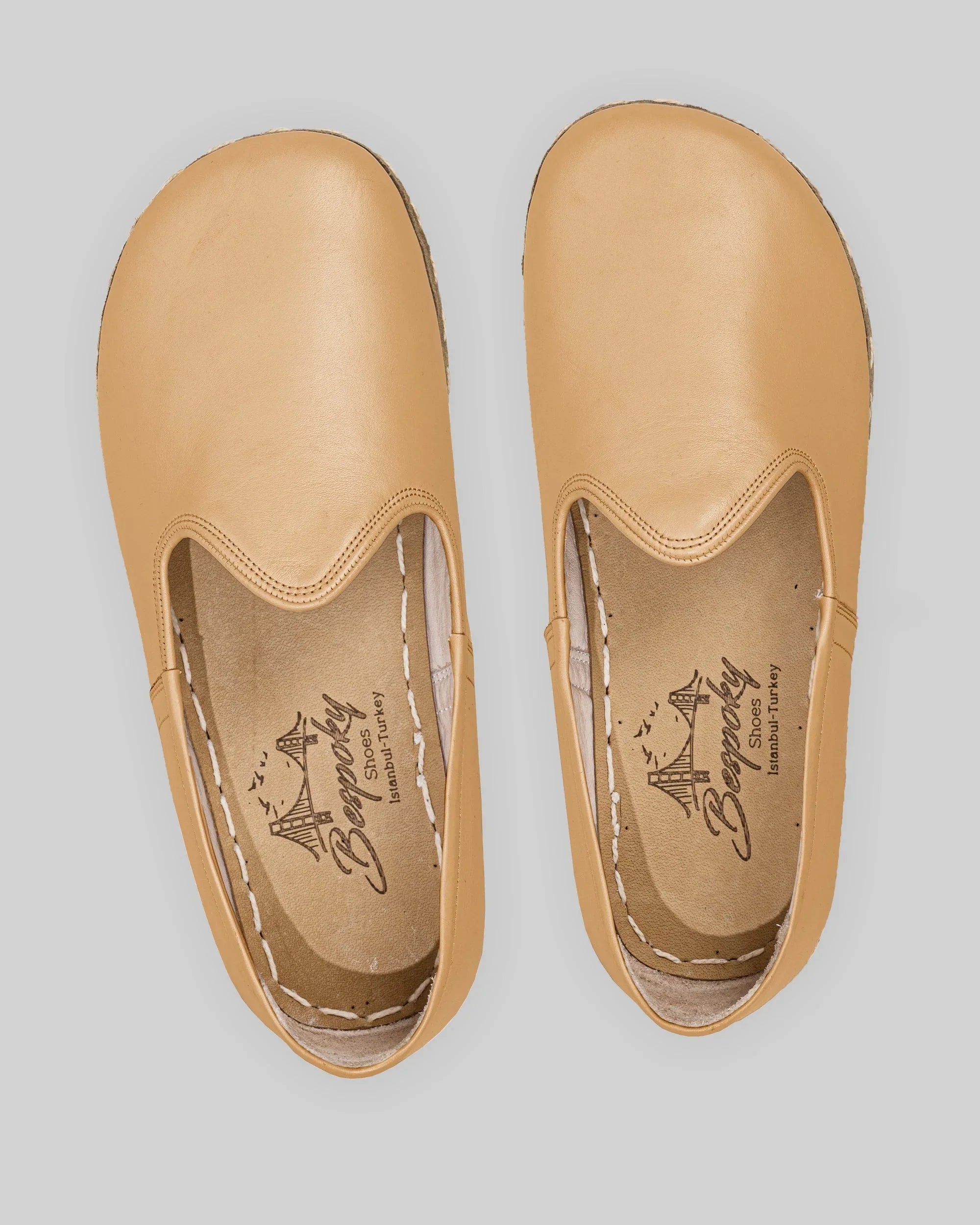 Side view Melon Yellow Barefoot Yemeni - Calf Leather Zero Drop | Bespoky