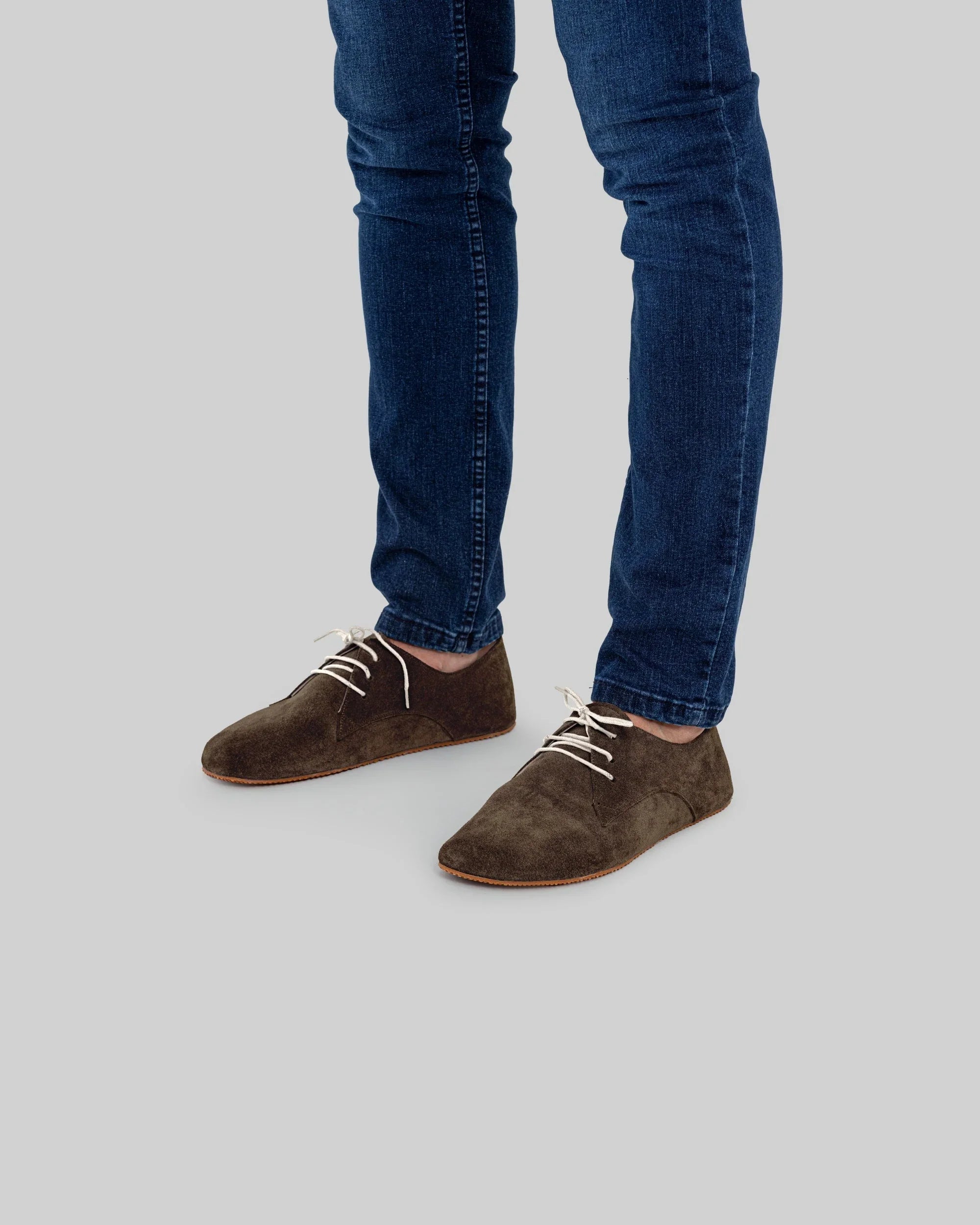 Detail Brown Oxford Shoes - Handcrafted Calf Leather Turkey | Bespoky
