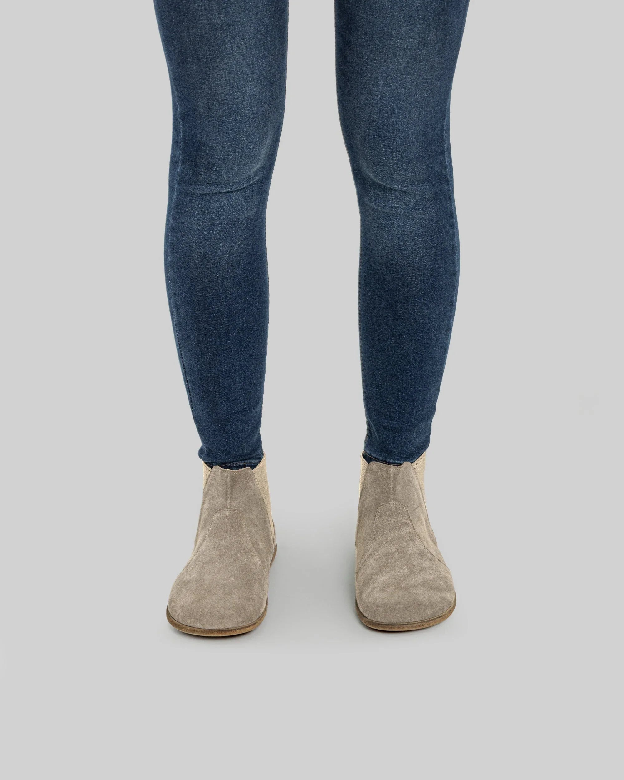 Detail Suede Chelsea Boots - Handcrafted Calf Leather Turkey | Bespoky
