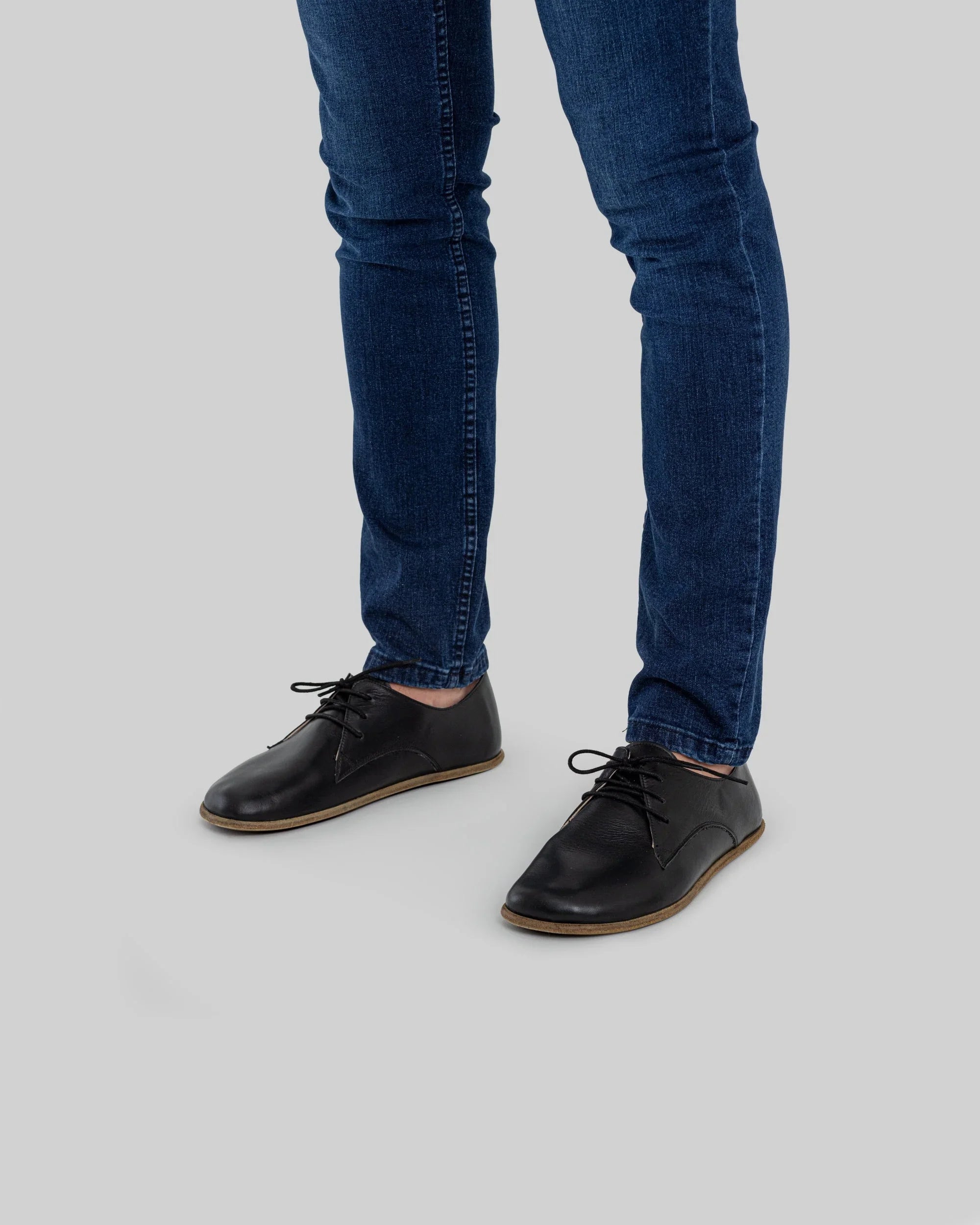 Back view Black Oxford Shoes - Calf Leather Handcrafted | Bespoky