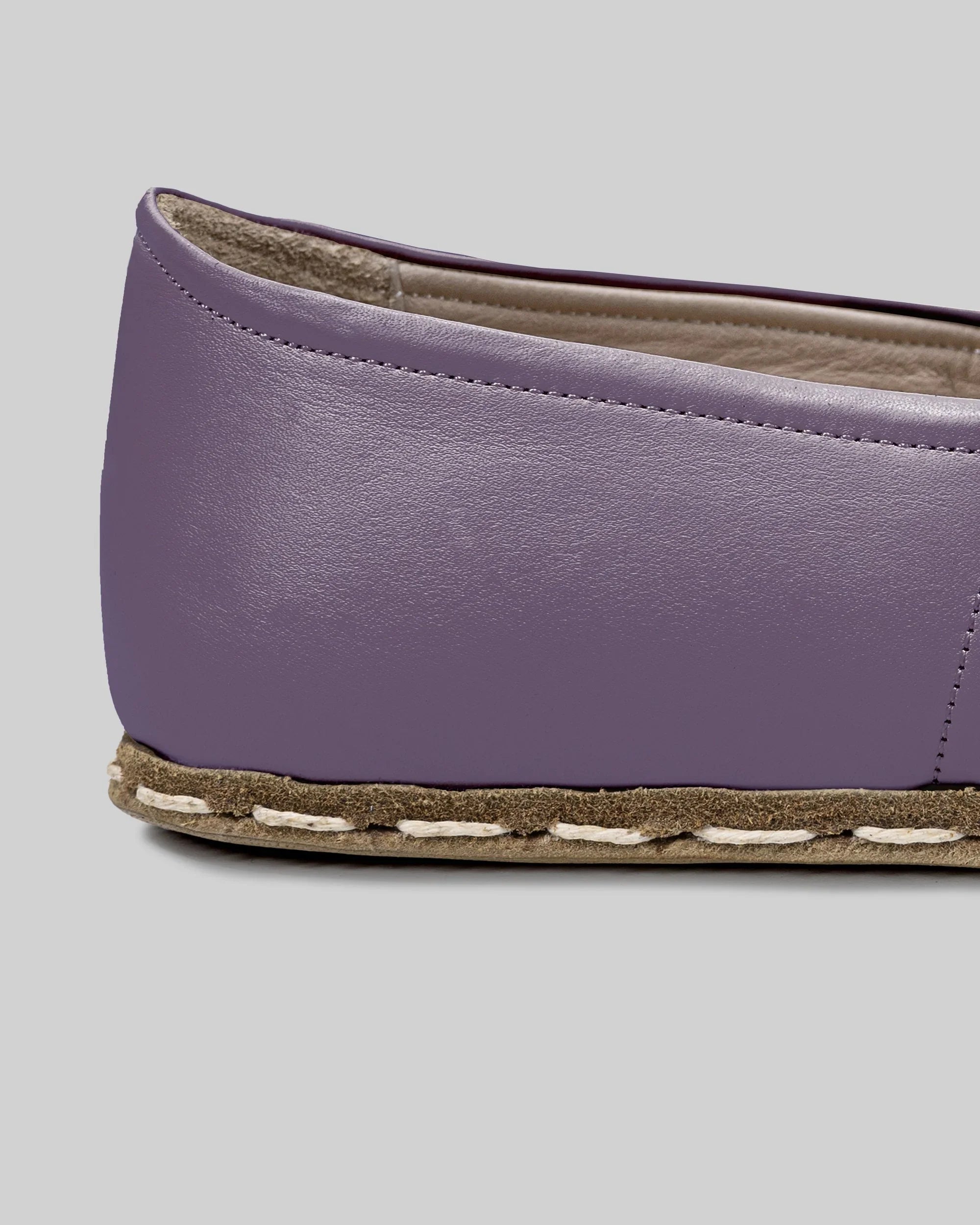 Top view Purple Barefoot Yemeni - Handcrafted Calf Leather | Bespoky