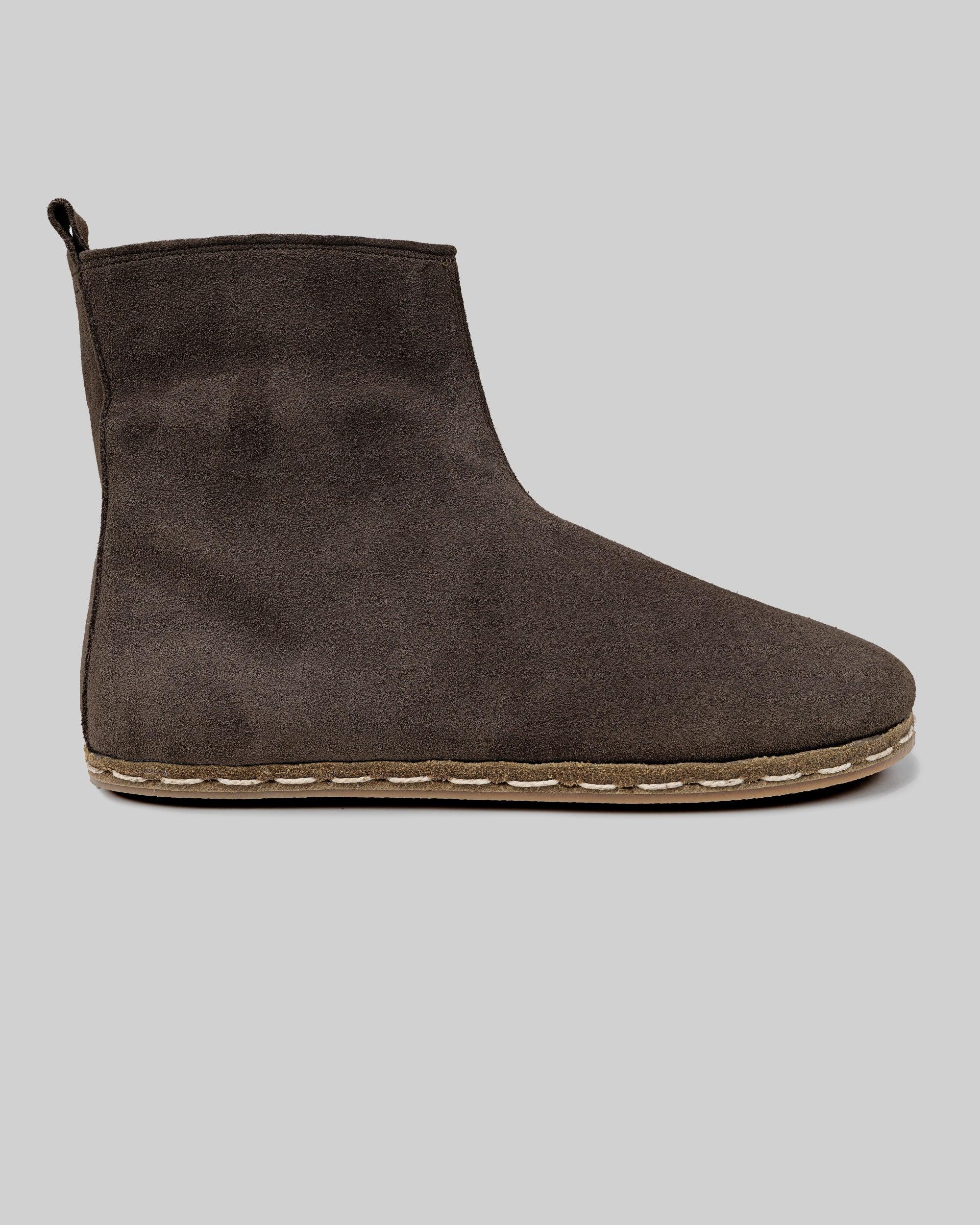 Side view Brown Chelsea Boots - Calf Leather Zero Drop | Bespoky