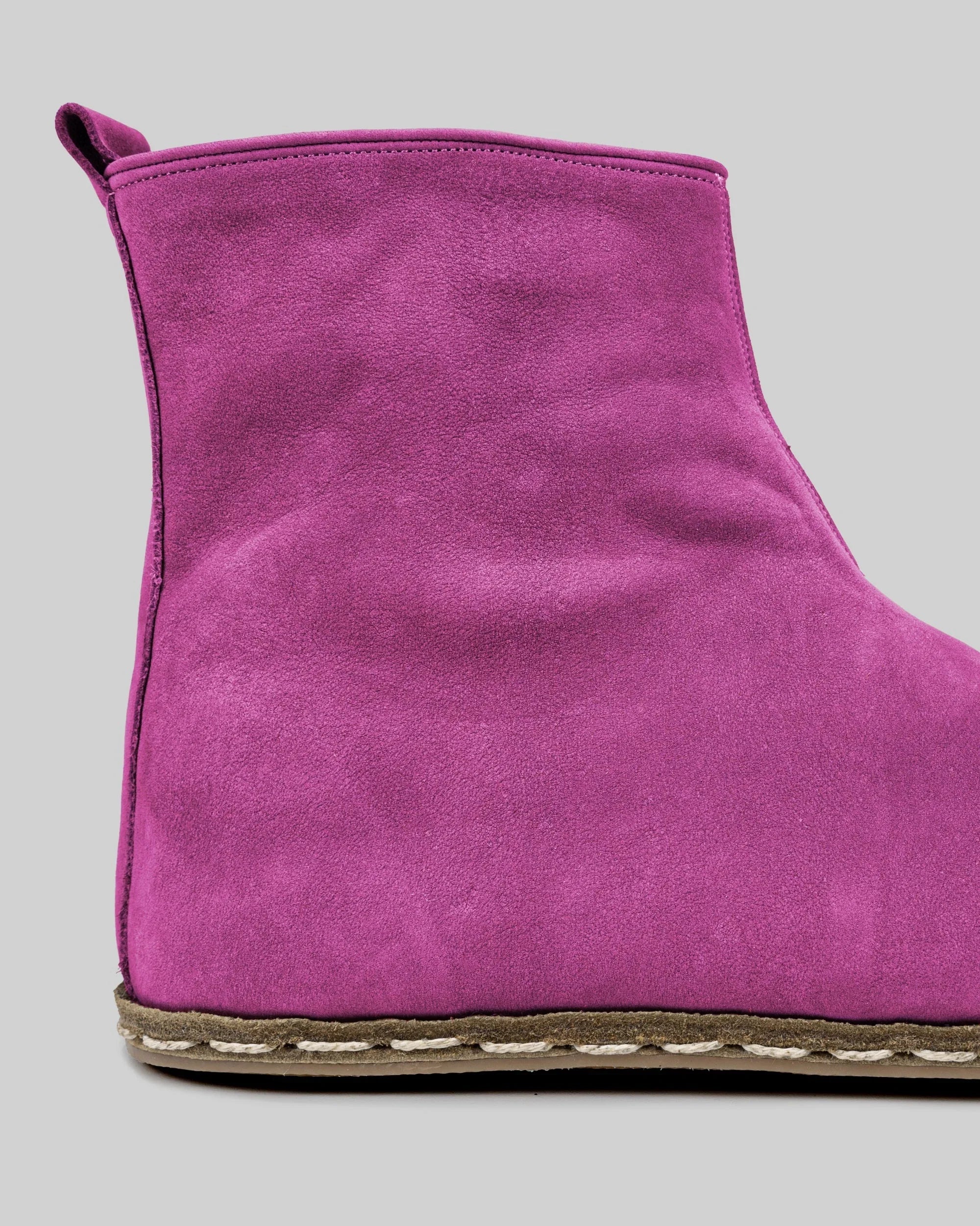 Top view Pink Chelsea Boots - Handcrafted Calf Leather | Bespoky