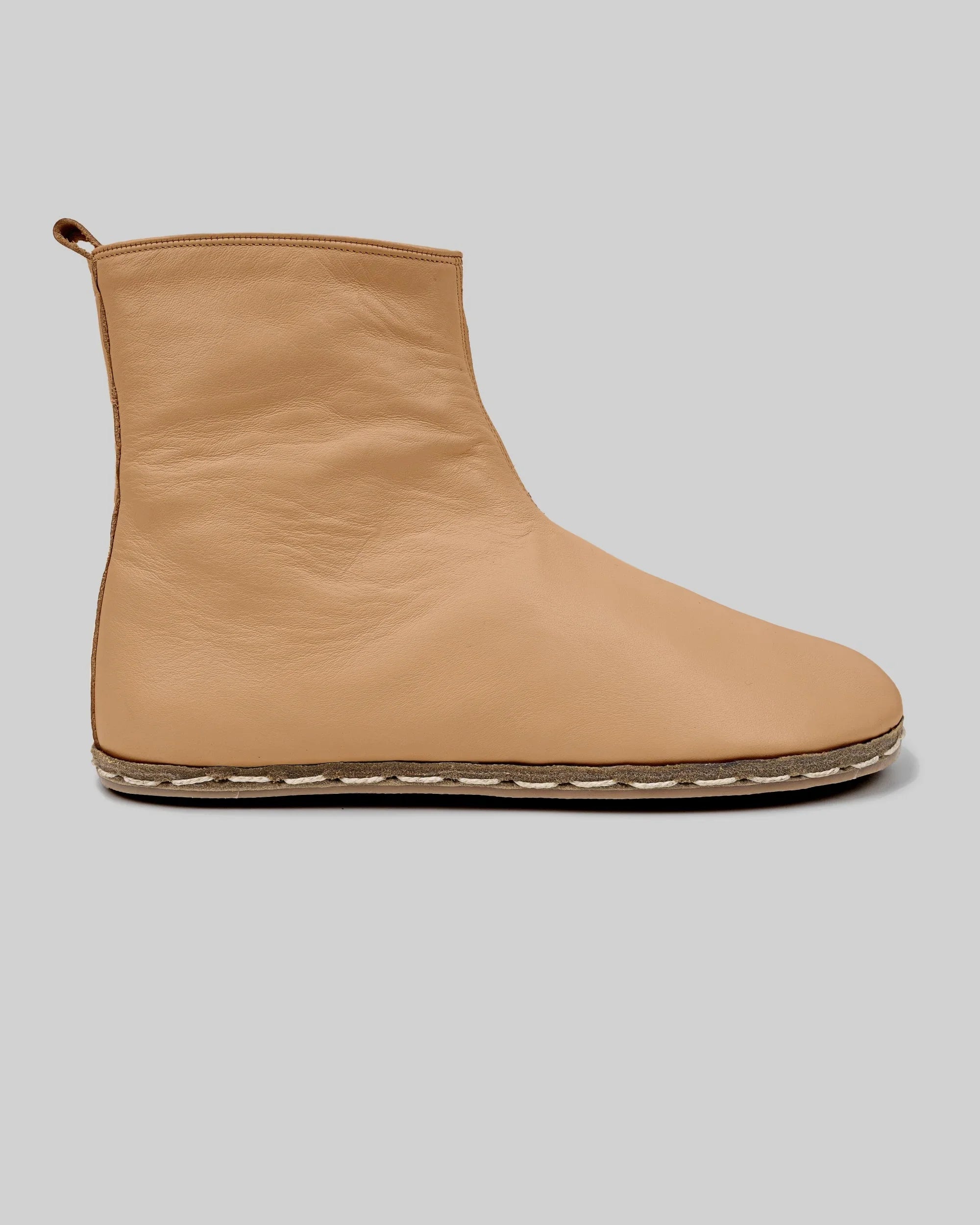 Top view Undyed Chelsea Boots - Handcrafted Calf Leather | Bespoky