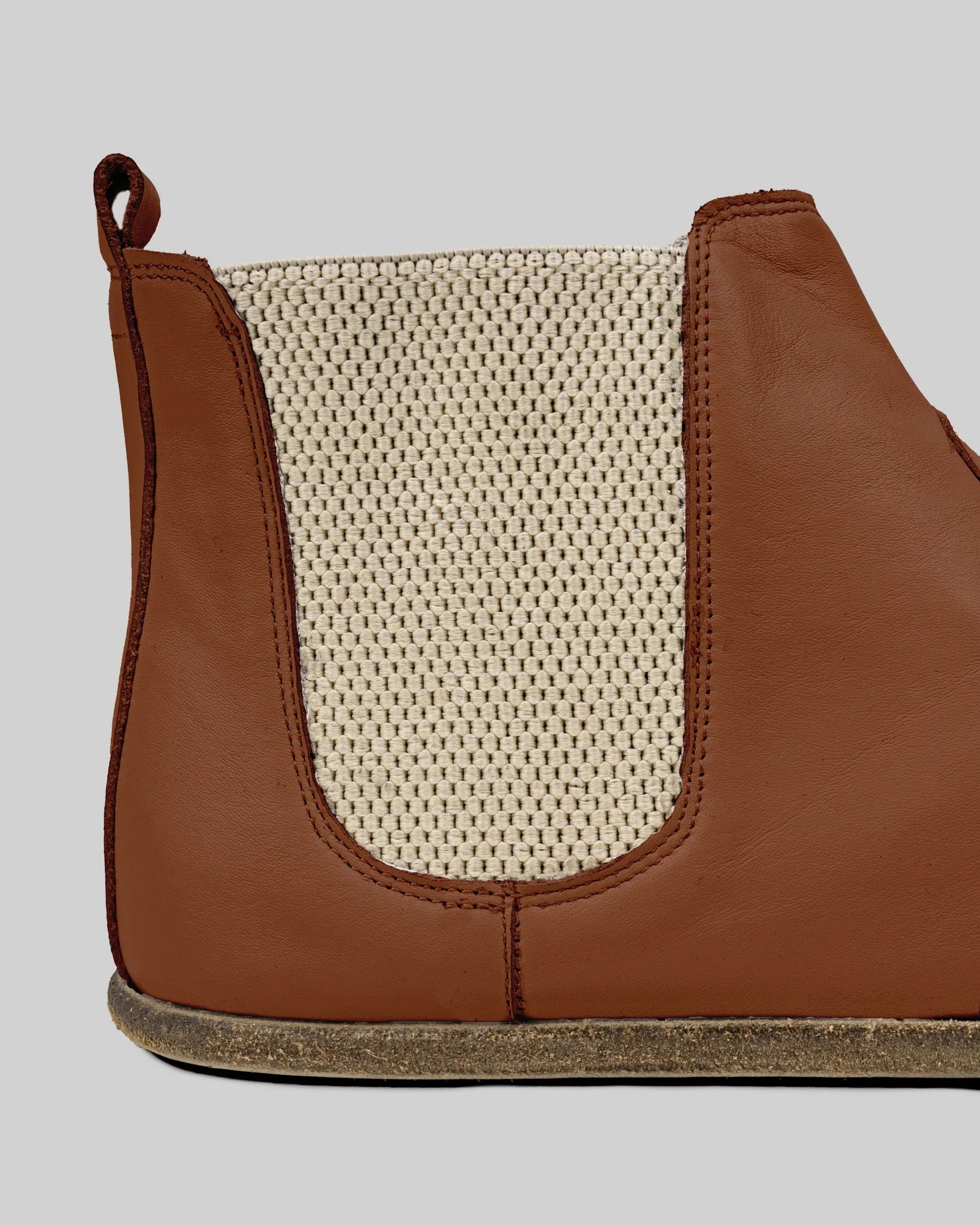 Top view Dark Brown Chelsea Boots - Handcrafted Calf Leather | Bespoky