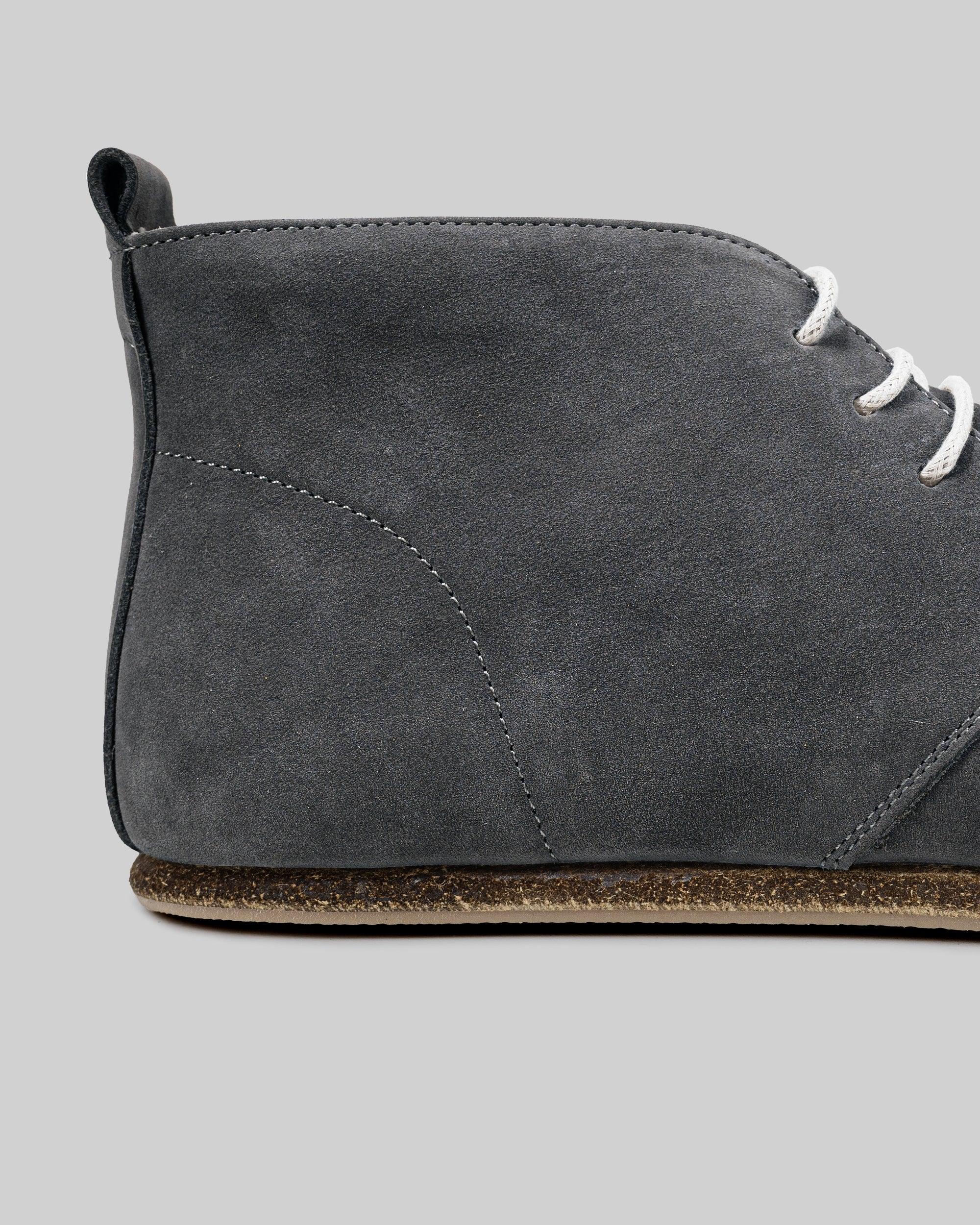 Detail Smoked Nubuck Ankle Boots - Handcrafted Calf Leather Turkey | Bespoky