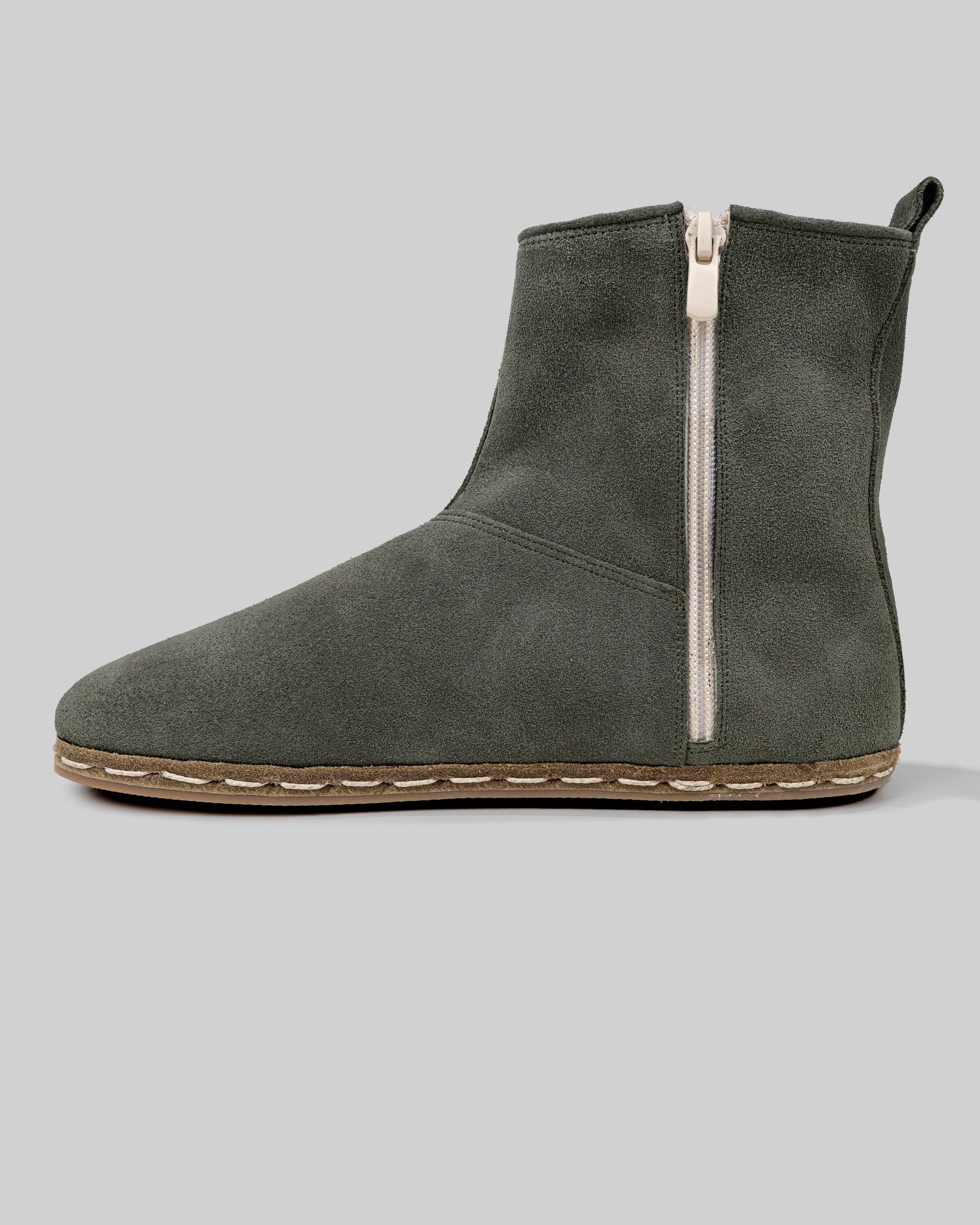 Top view Suede Chelsea Boots - Handcrafted Calf Leather | Bespoky