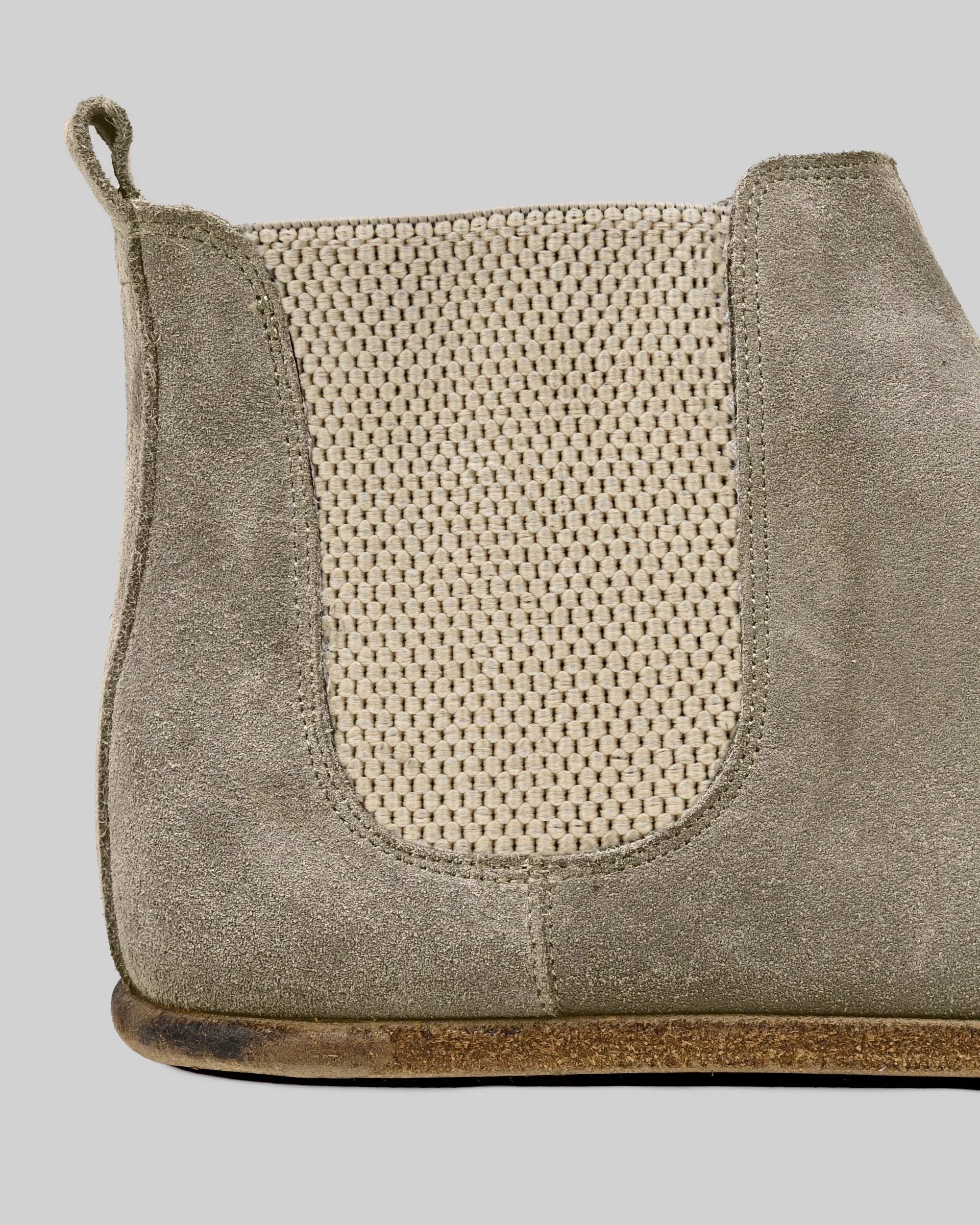Top view Suede Chelsea Boots - Handcrafted Calf Leather | Bespoky