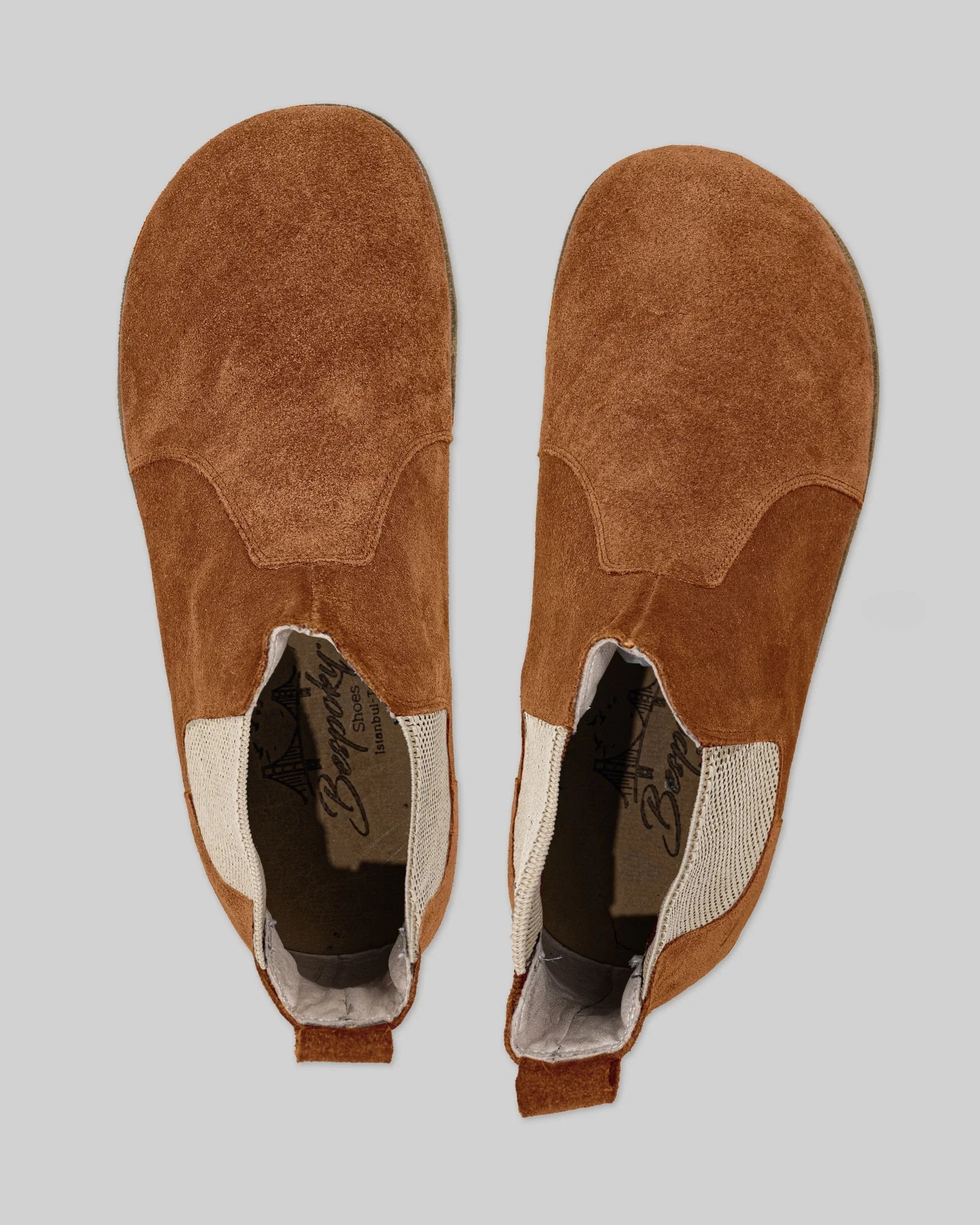 Side view Leather Chelsea Boots - Calf Leather Zero Drop | Bespoky