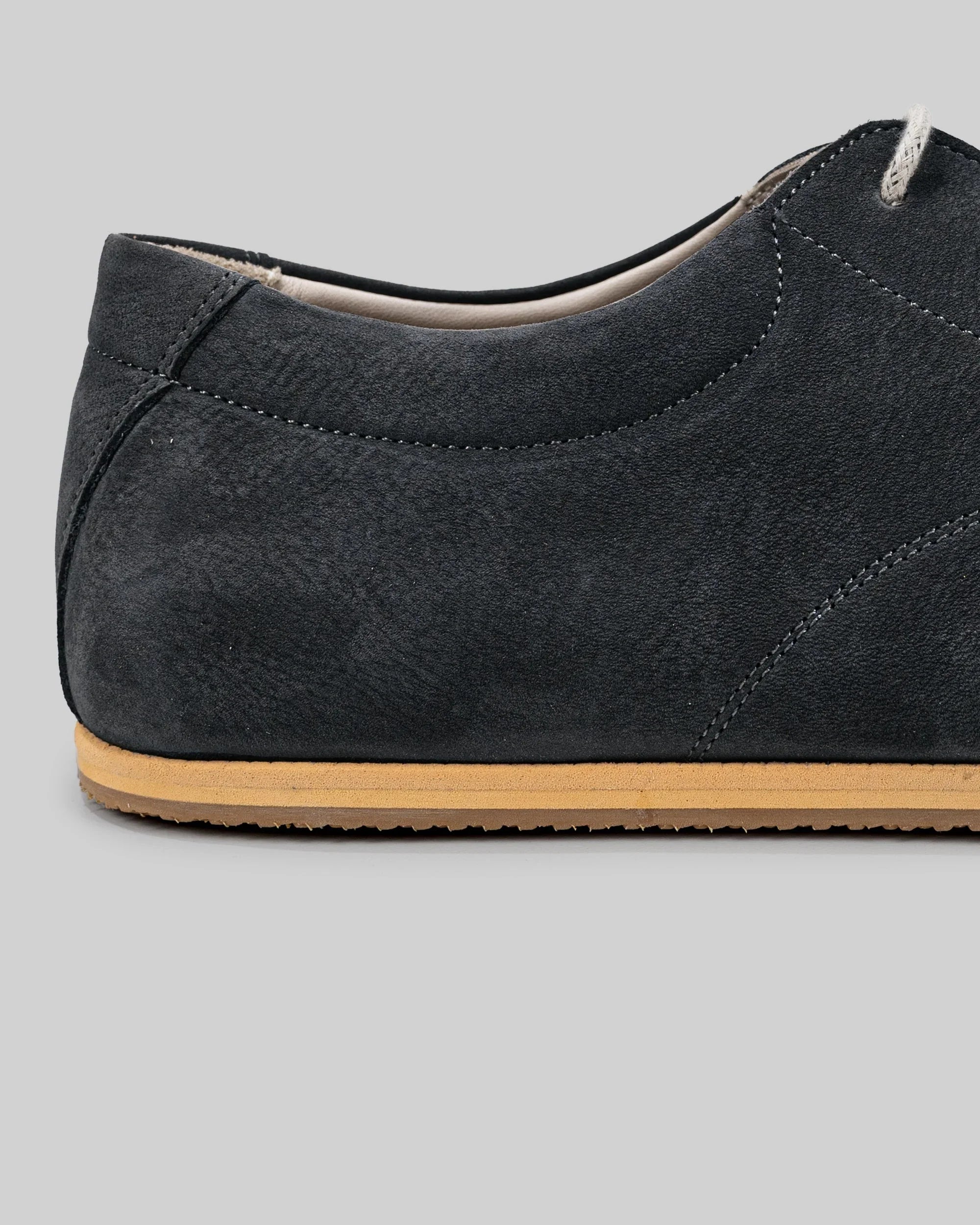Top view Smoked Barefoot Sneaker - Handcrafted Calf Leather | Bespoky
