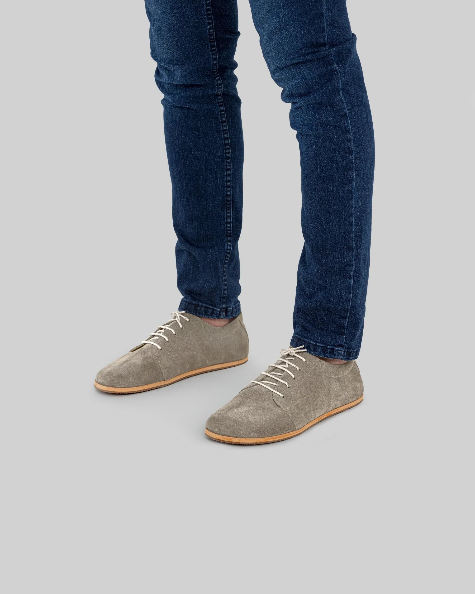 Top view Leather Barefoot Sneaker - Handcrafted Calf Leather | Bespoky