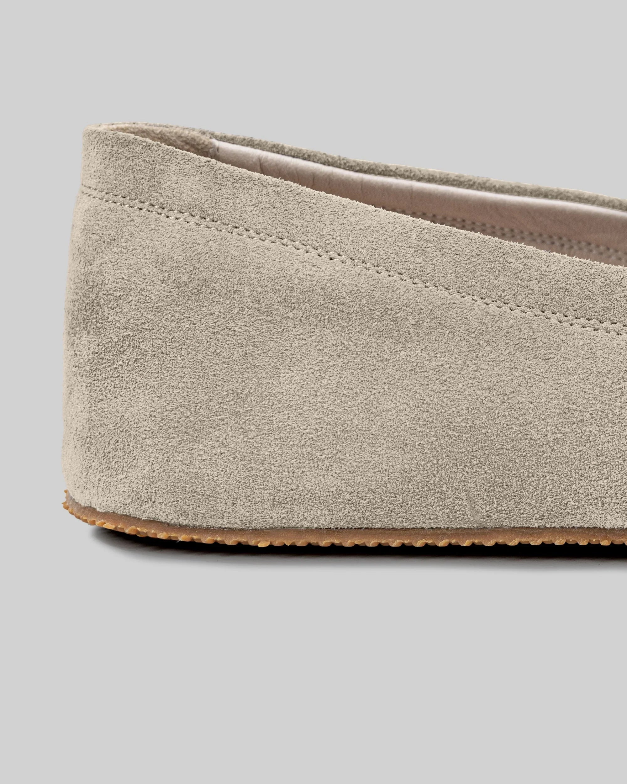 Side view Cream Barefoot Shoes - Calf Leather Zero Drop | Bespoky