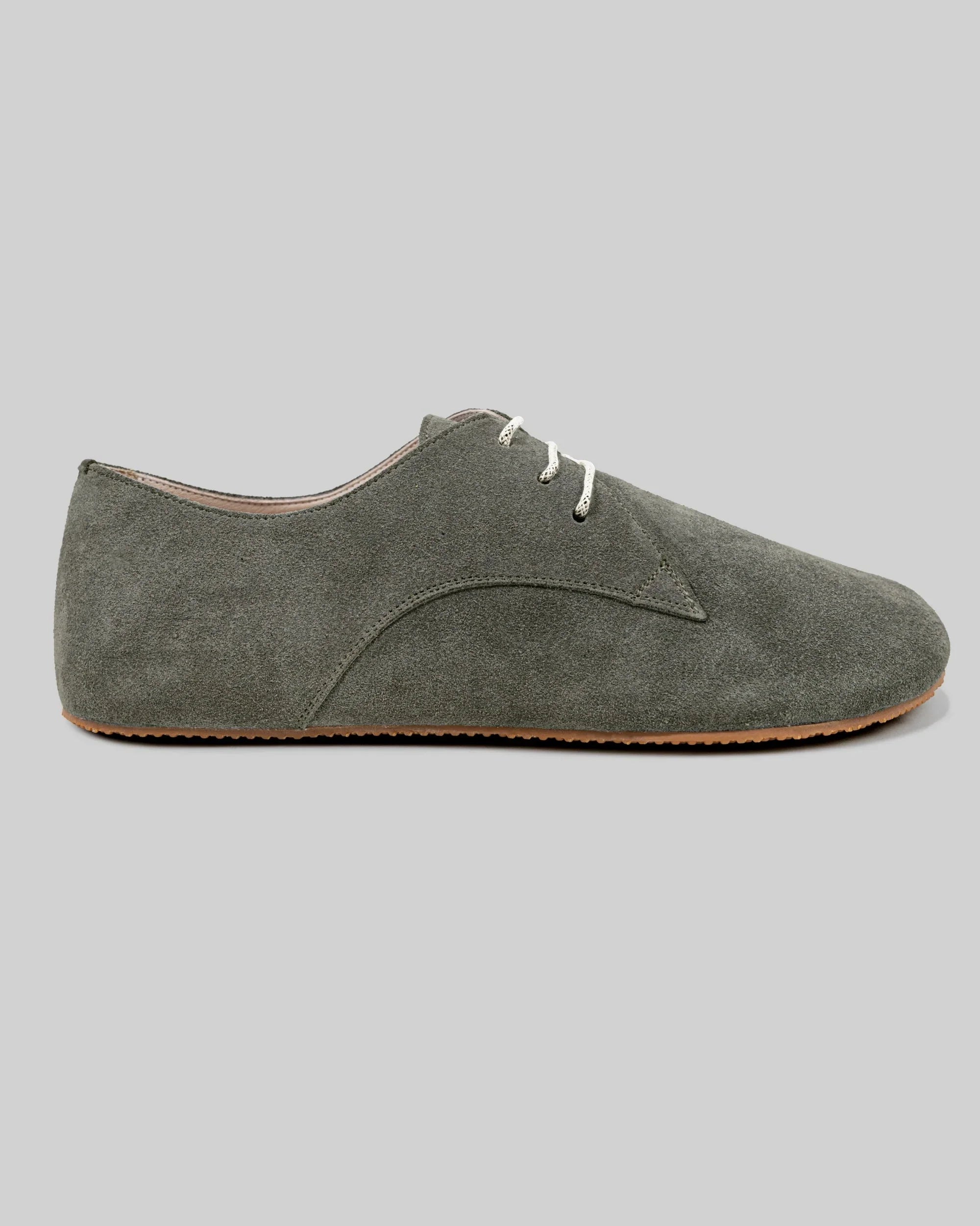 Side view Leather Oxford Shoes - Calf Leather Zero Drop | Bespoky