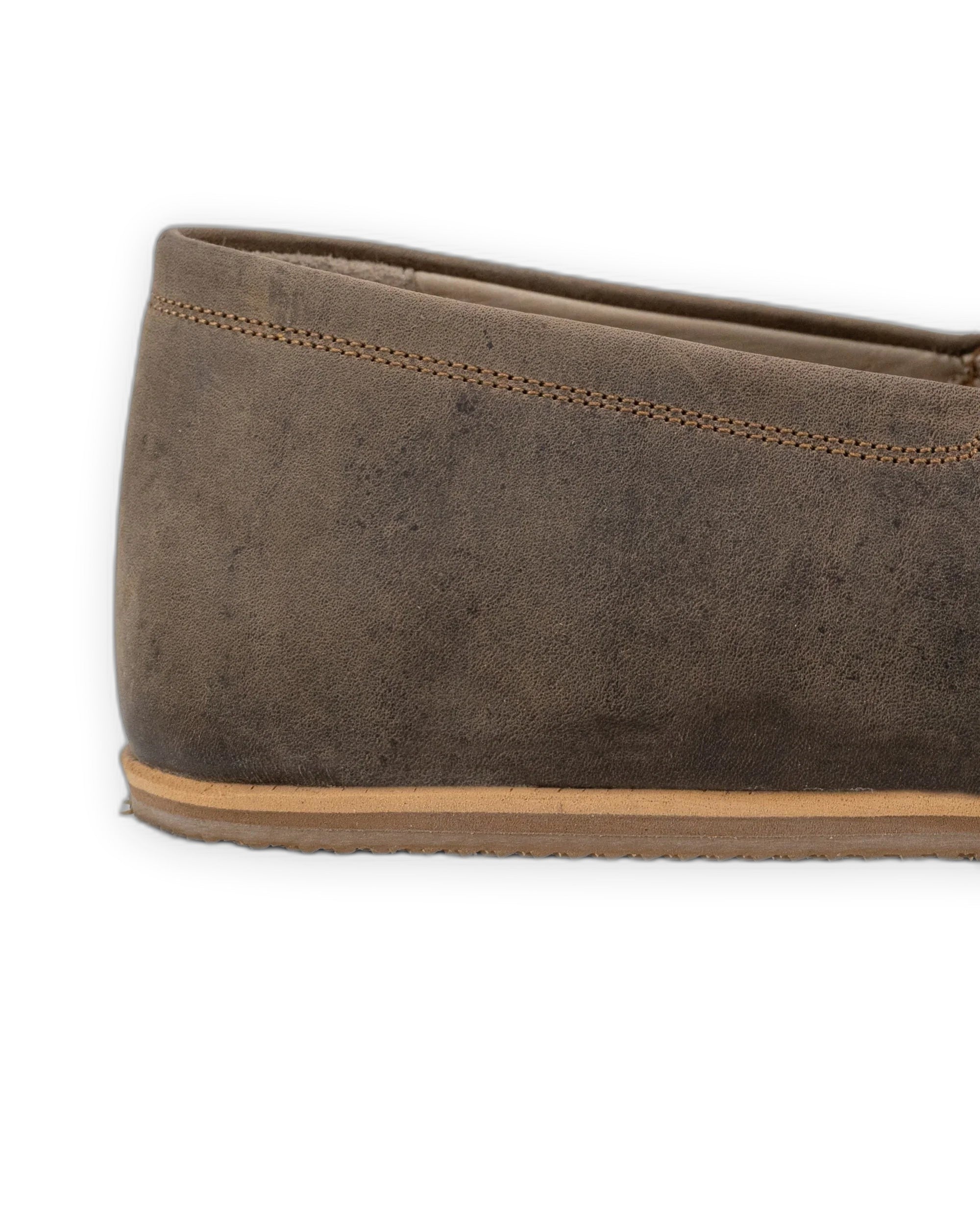 Top view Leather Barefoot Shoes - Handcrafted Calf Leather | Bespoky