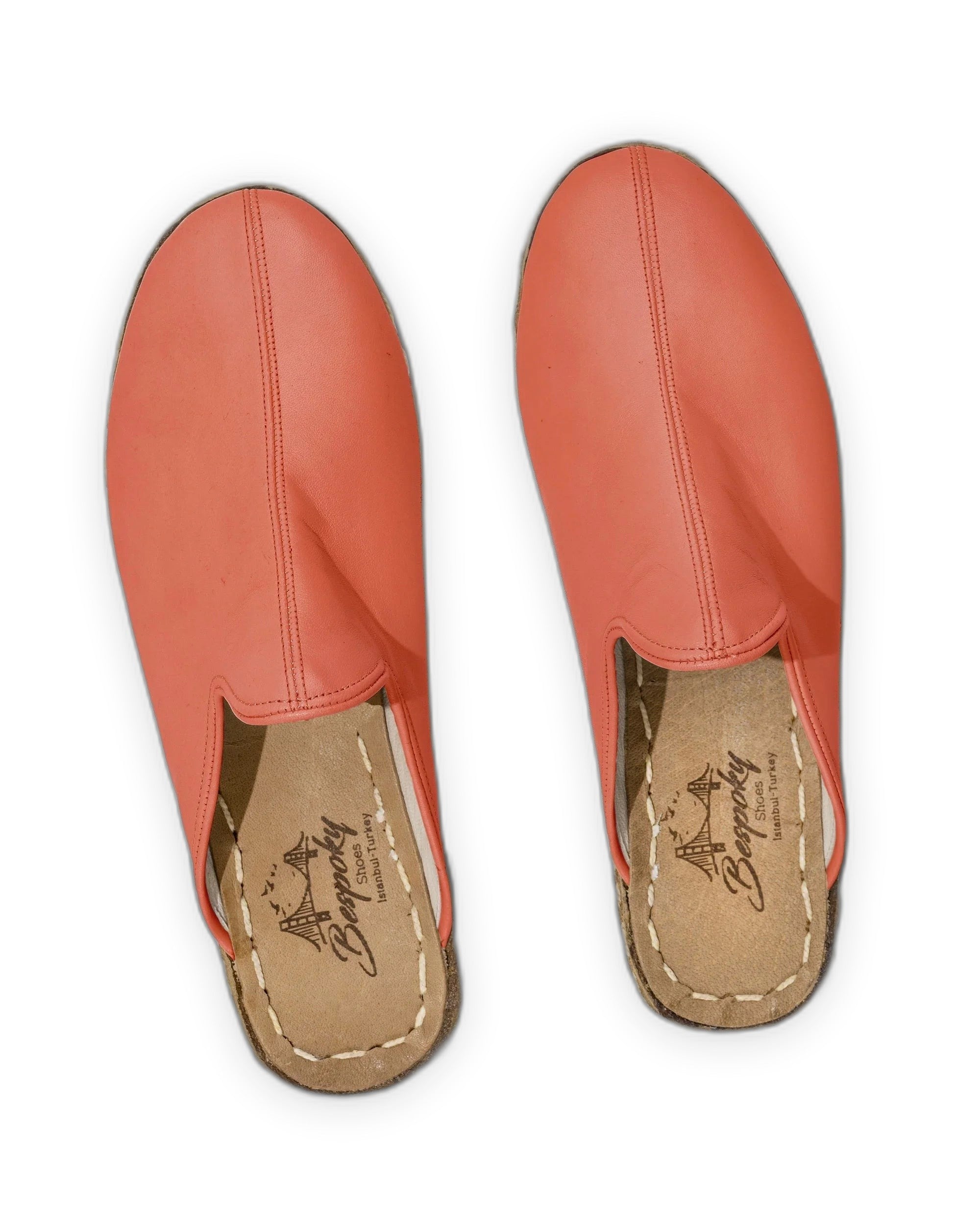 Side view Pomegranate Slippers - Calf Leather Zero Drop | Bespoky