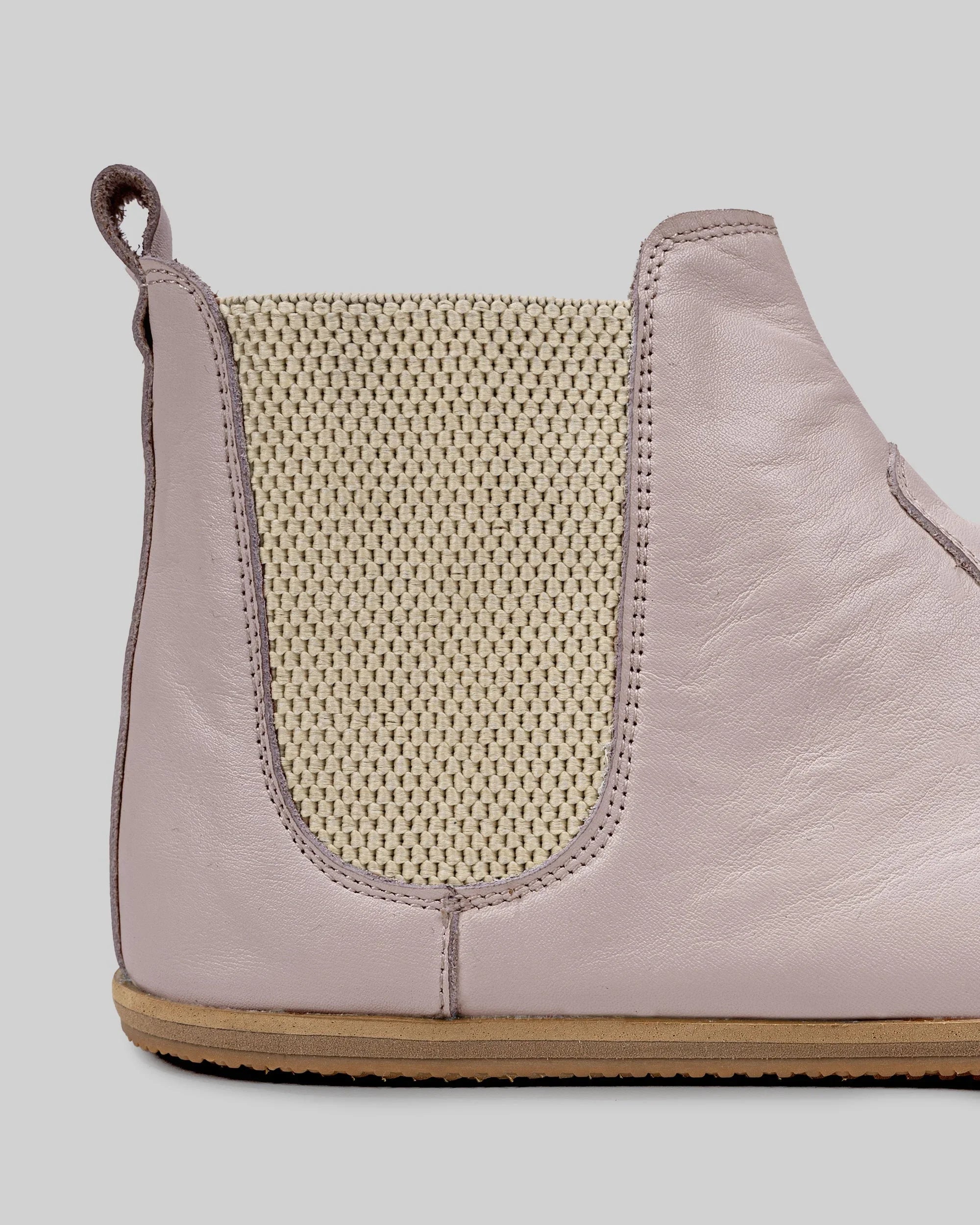Top view Pink Chelsea Boots - Handcrafted Calf Leather | Bespoky