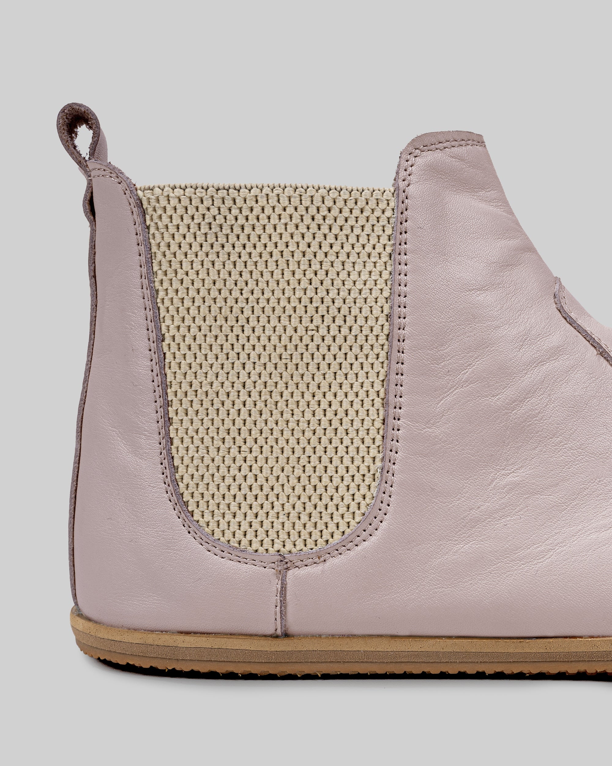 Top view Pink Chelsea Boots - Handcrafted Calf Leather | Bespoky