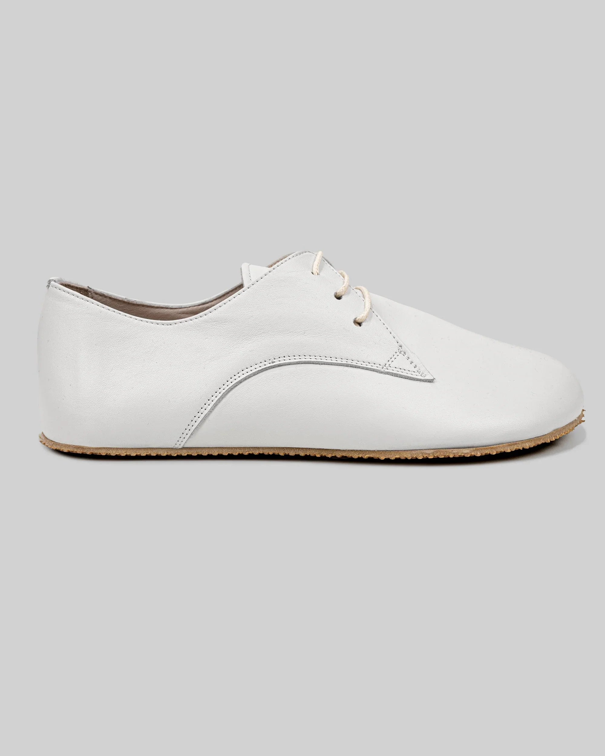 Top view White Oxford Shoes - Handcrafted Calf Leather | Bespoky