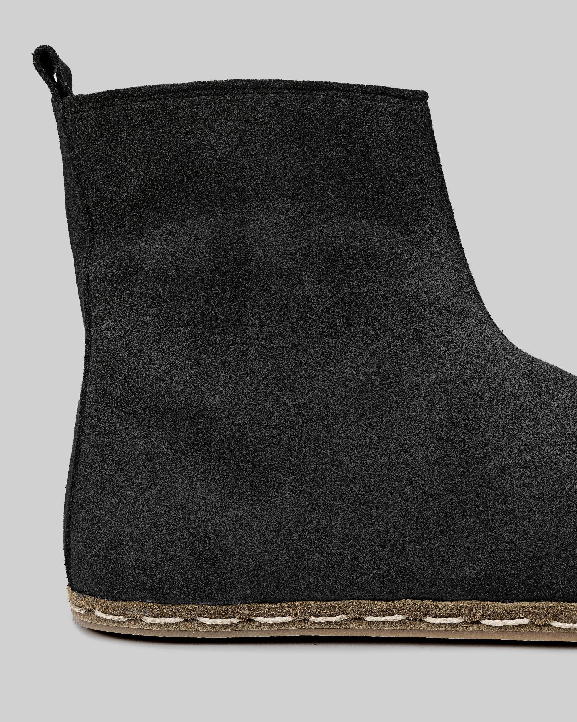 Top view Black Chelsea Boots - Handcrafted Calf Leather | Bespoky