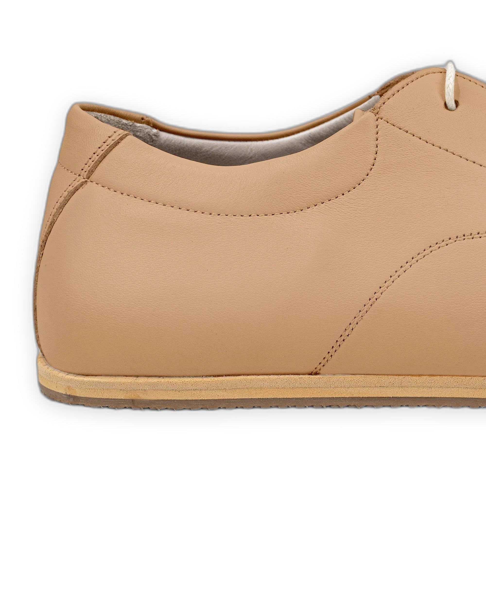 Top view Undyed Barefoot Sneaker - Handcrafted Calf Leather | Bespoky