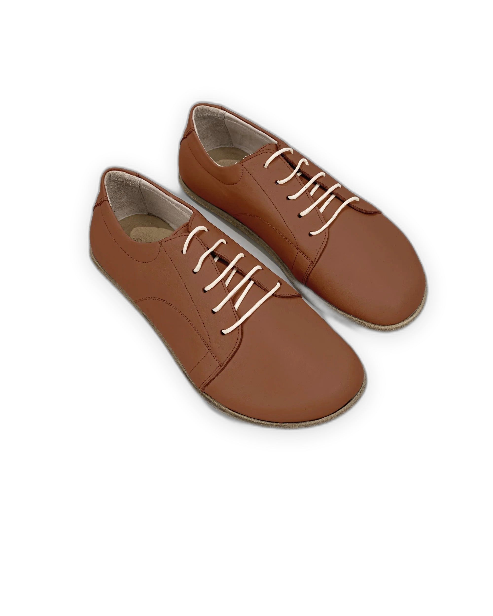 Women's Dark Brown Barefoot Sneaker - Handcrafted Calf Leather Wide Toe Box | Bespoky