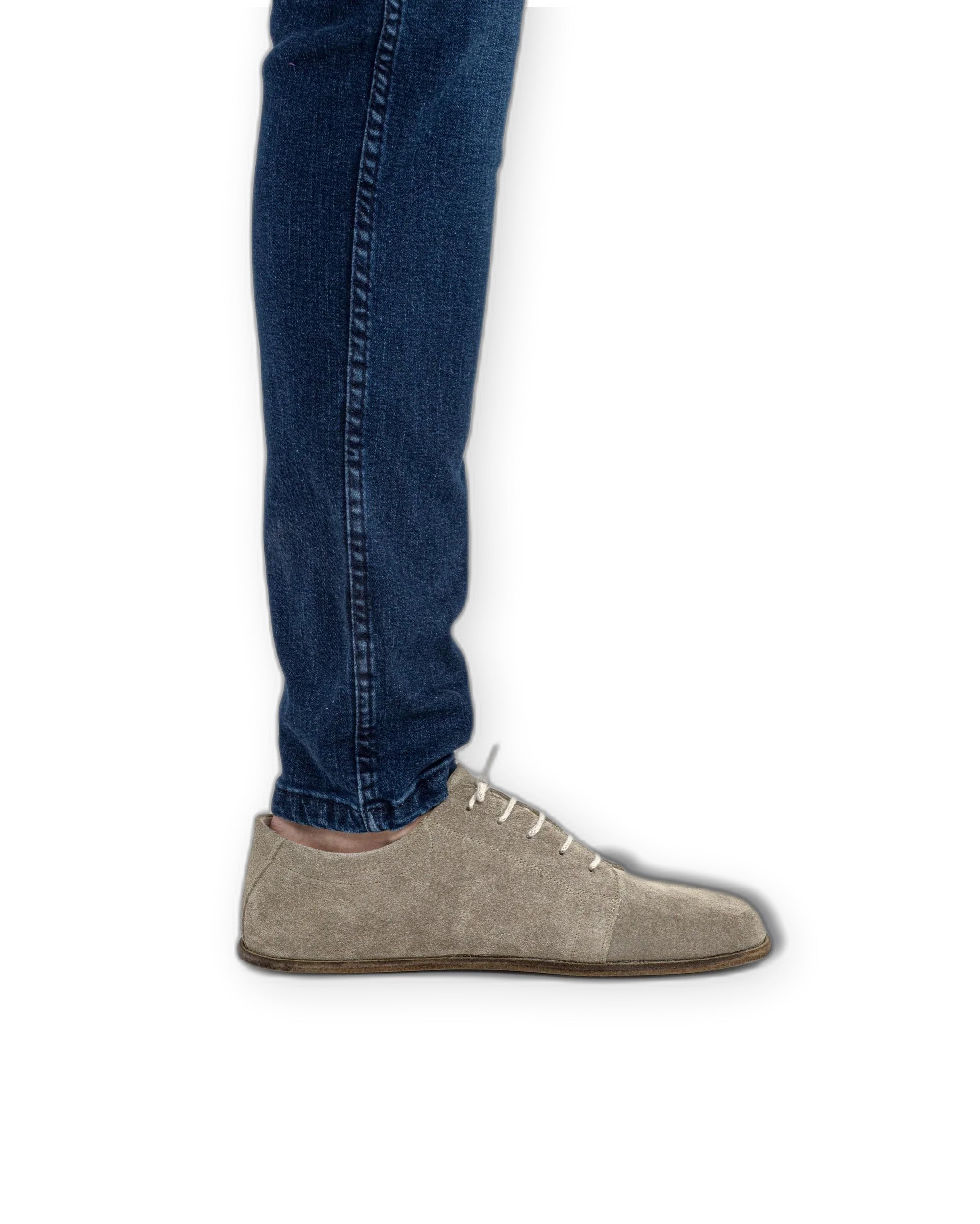 Back view Leather Barefoot Sneaker - Calf Leather Handcrafted | Bespoky