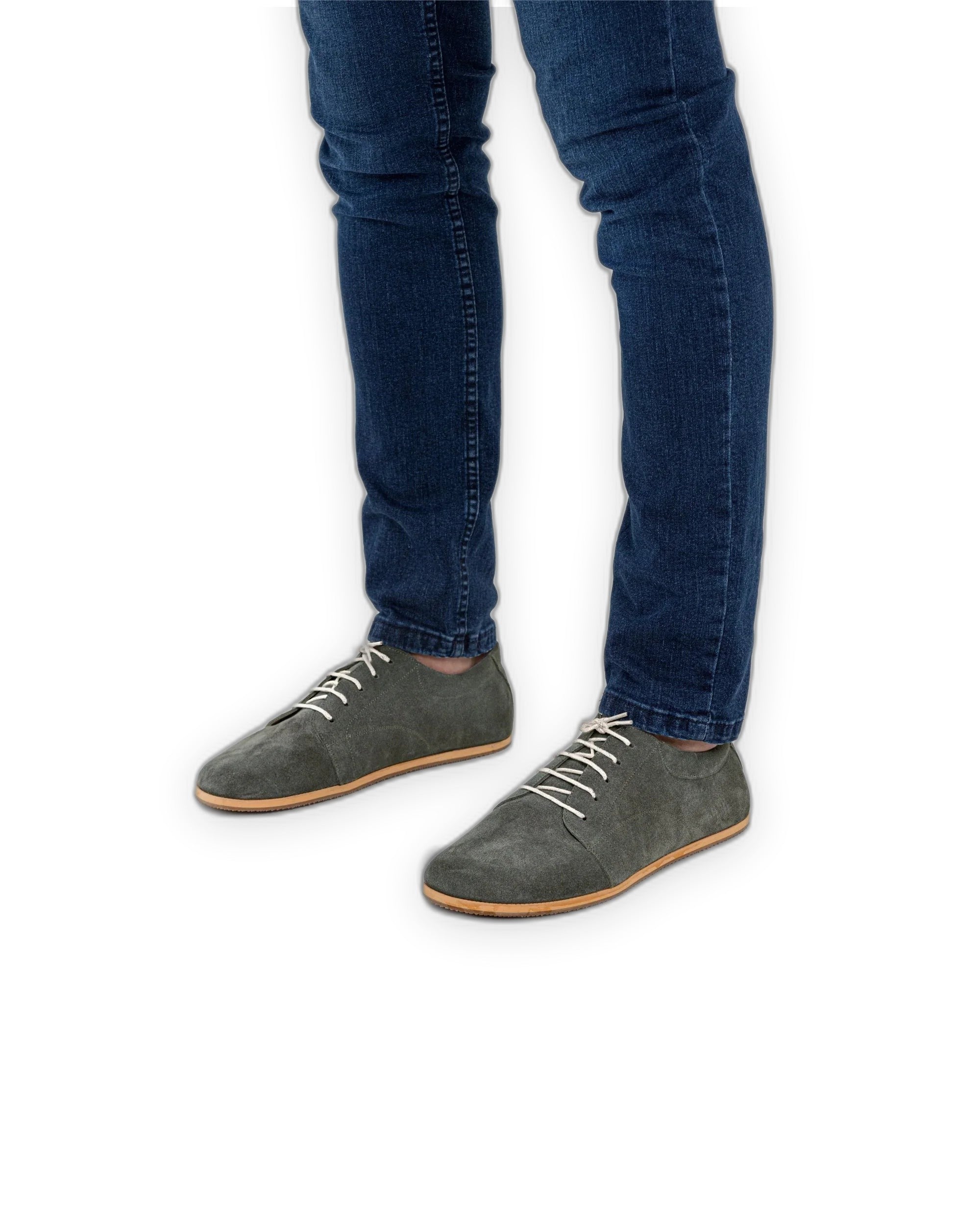 Top view Leather Barefoot Sneaker - Handcrafted Calf Leather | Bespoky