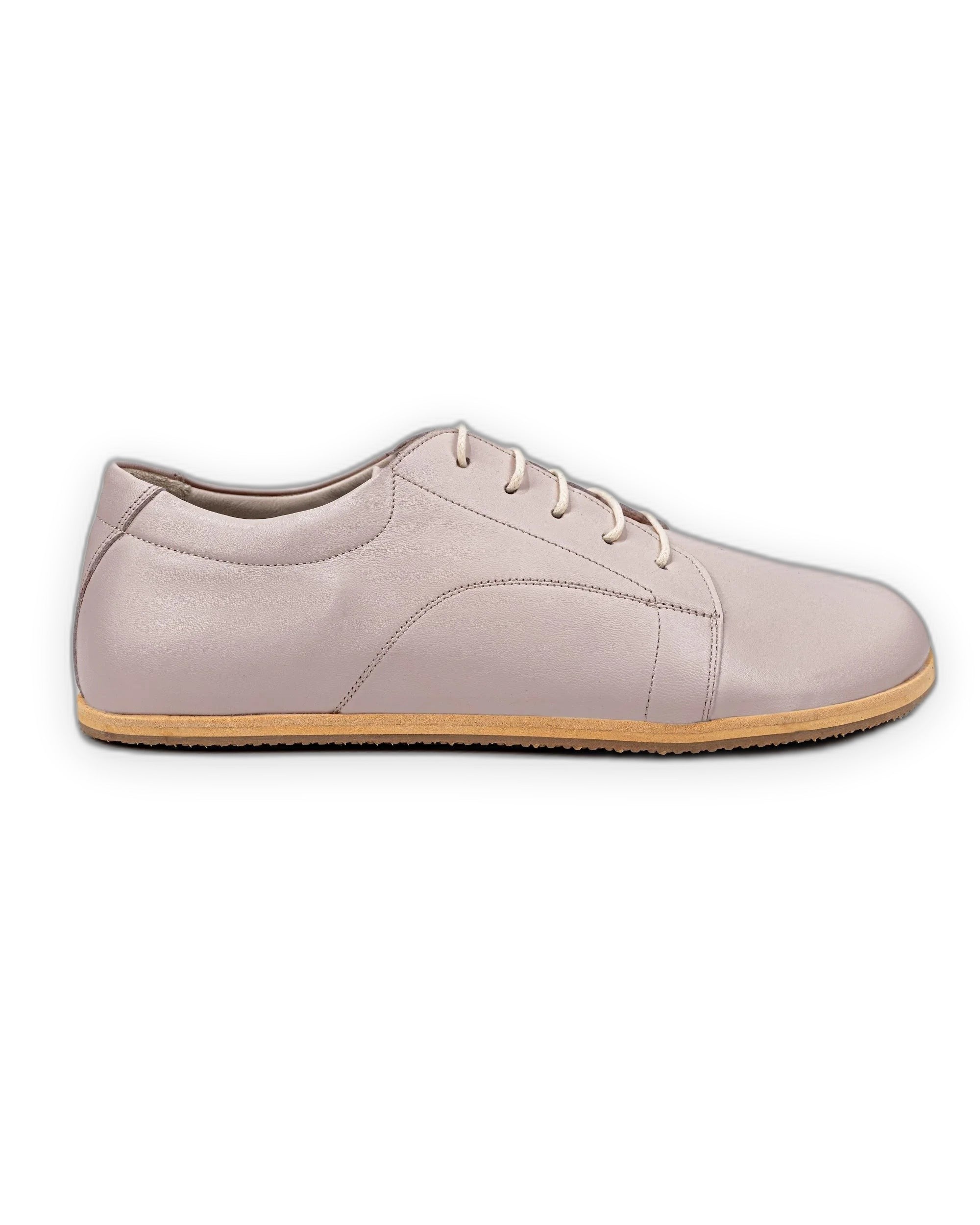 Top view Pink Barefoot Sneaker - Handcrafted Calf Leather | Bespoky