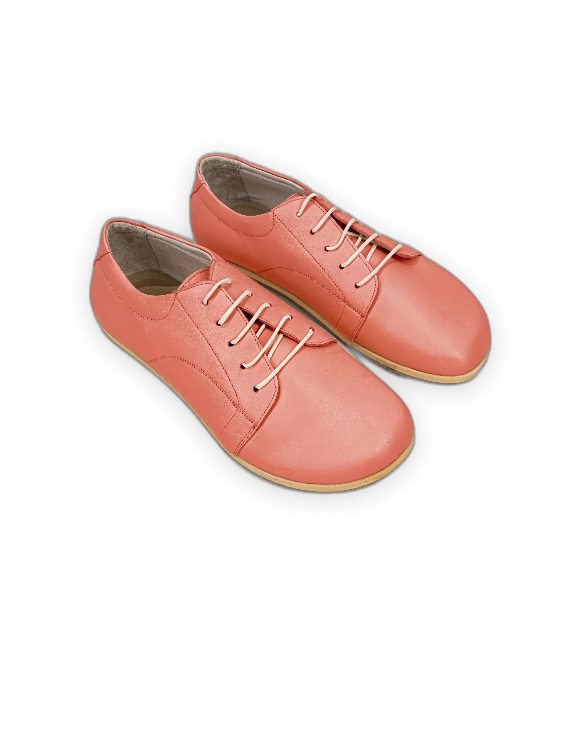Women's Pomegranate Barefoot Sneaker - Handcrafted Calf Leather Wide Toe Box | Bespoky