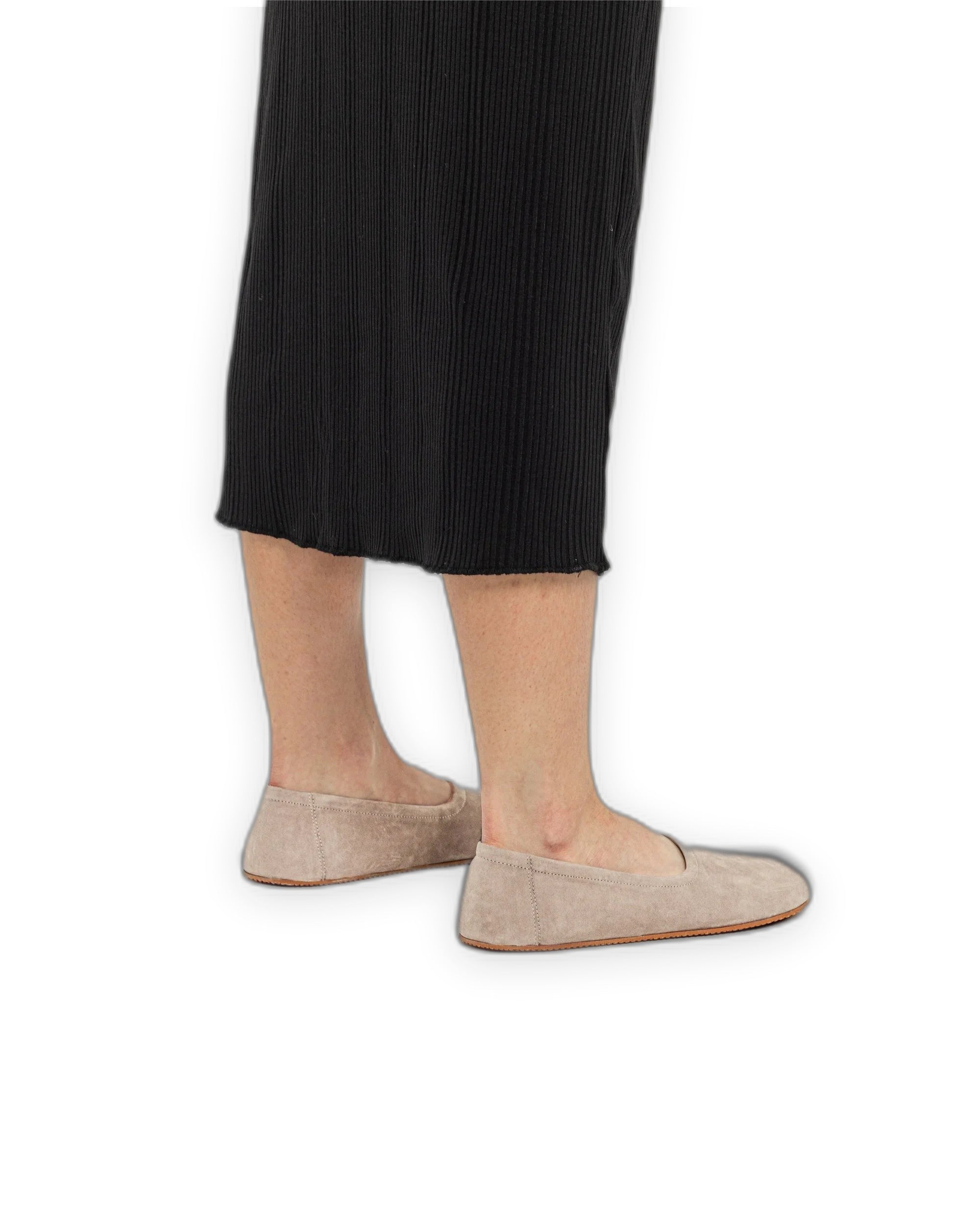 Detail Beige Ballet Flats - Handcrafted Calf Leather Turkey | Bespoky