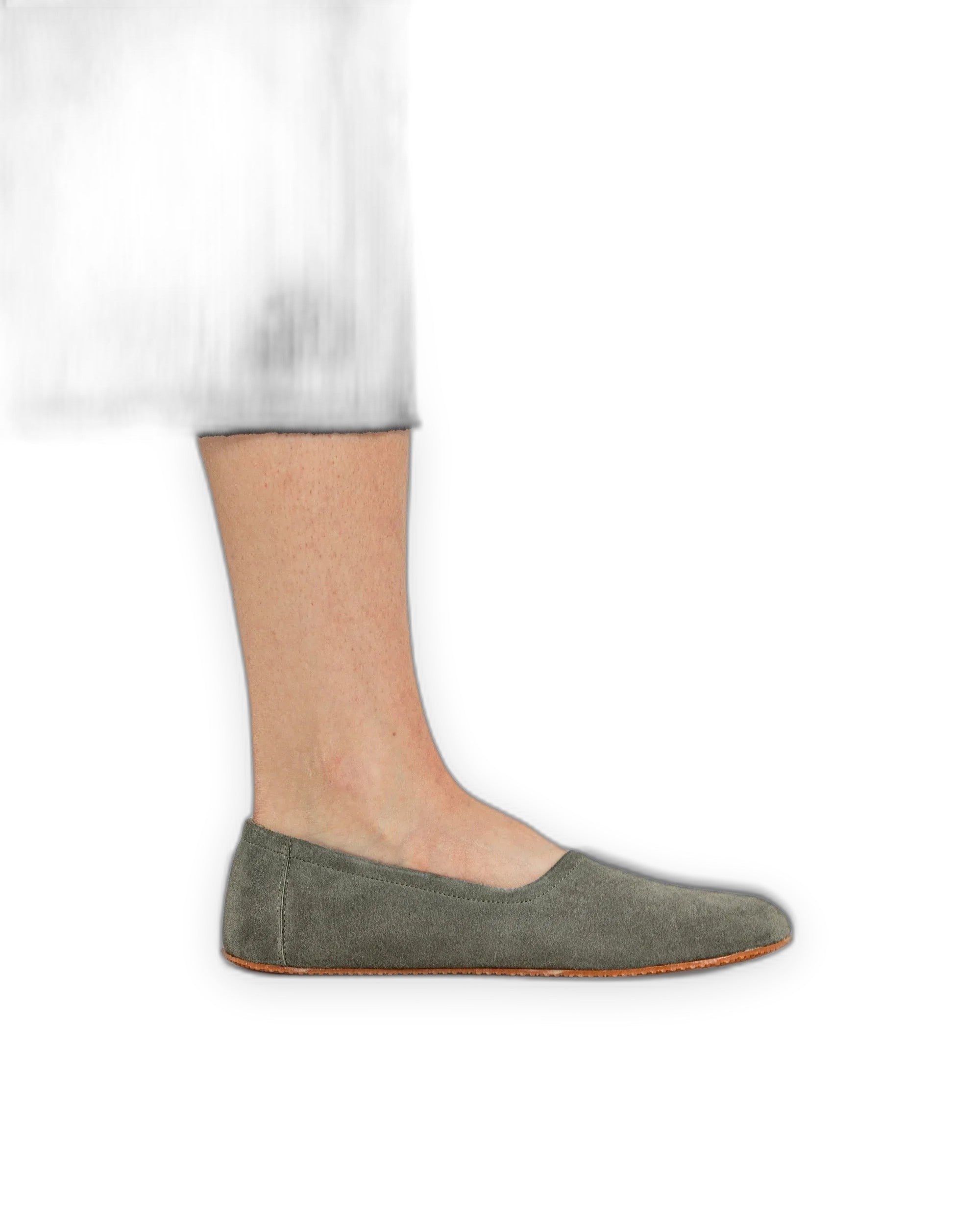 Pair Leather Ballet Flats - Barefoot Wide Toe Calf Leather | Bespoky