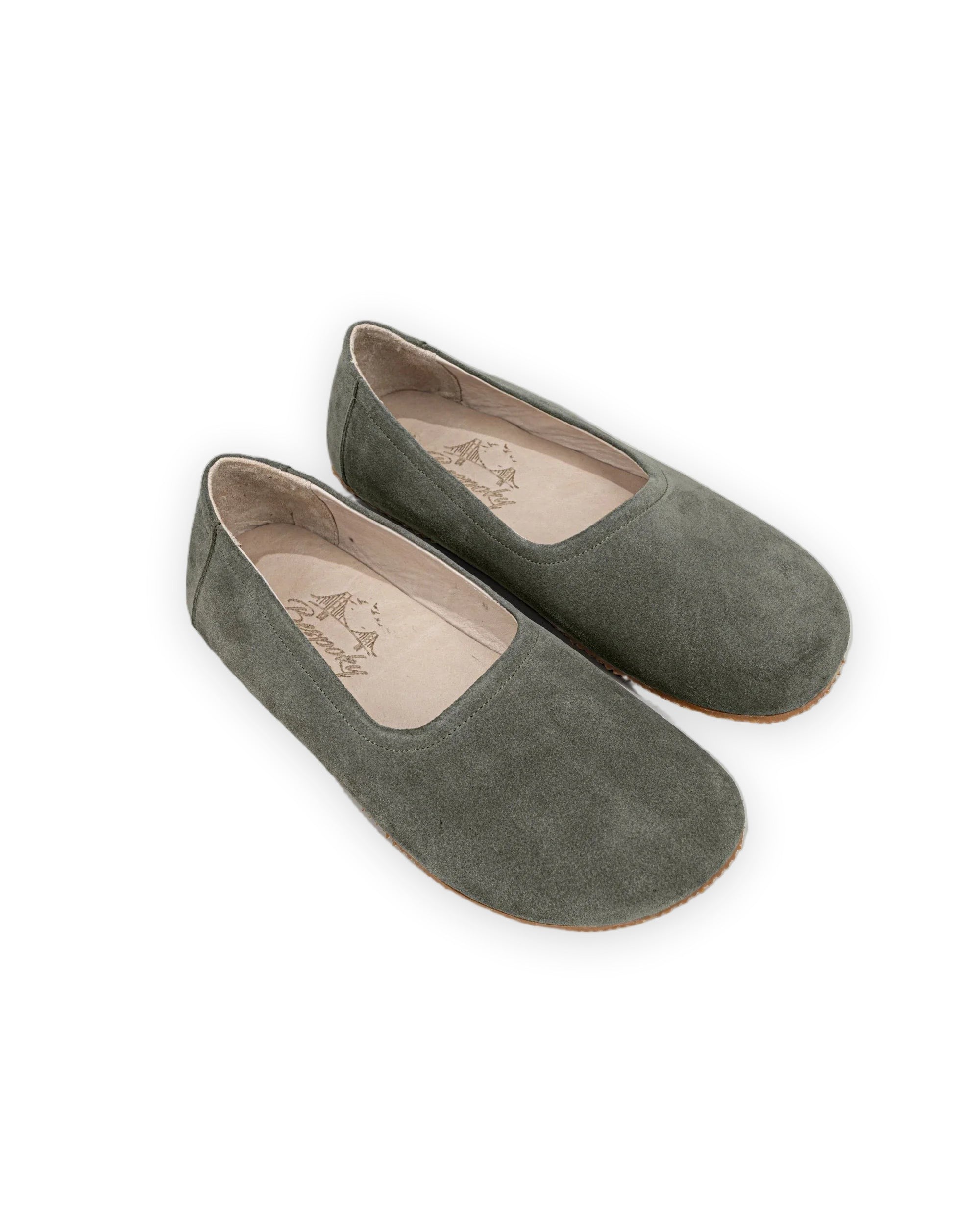 Women's Leather Ballet Flats - Handcrafted Calf Leather Wide Toe Box | Bespoky