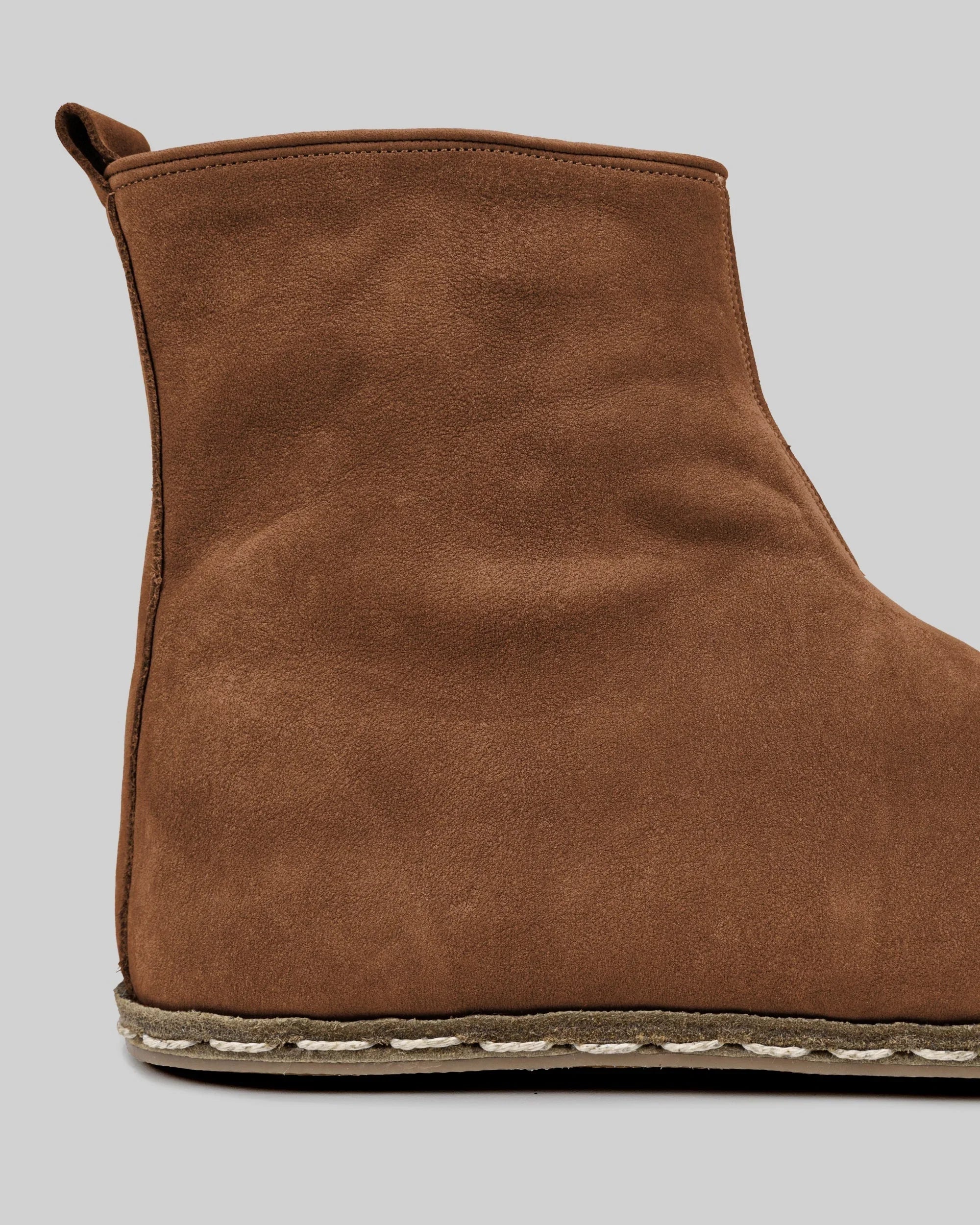 Top view Tan Chelsea Boots - Handcrafted Calf Leather | Bespoky