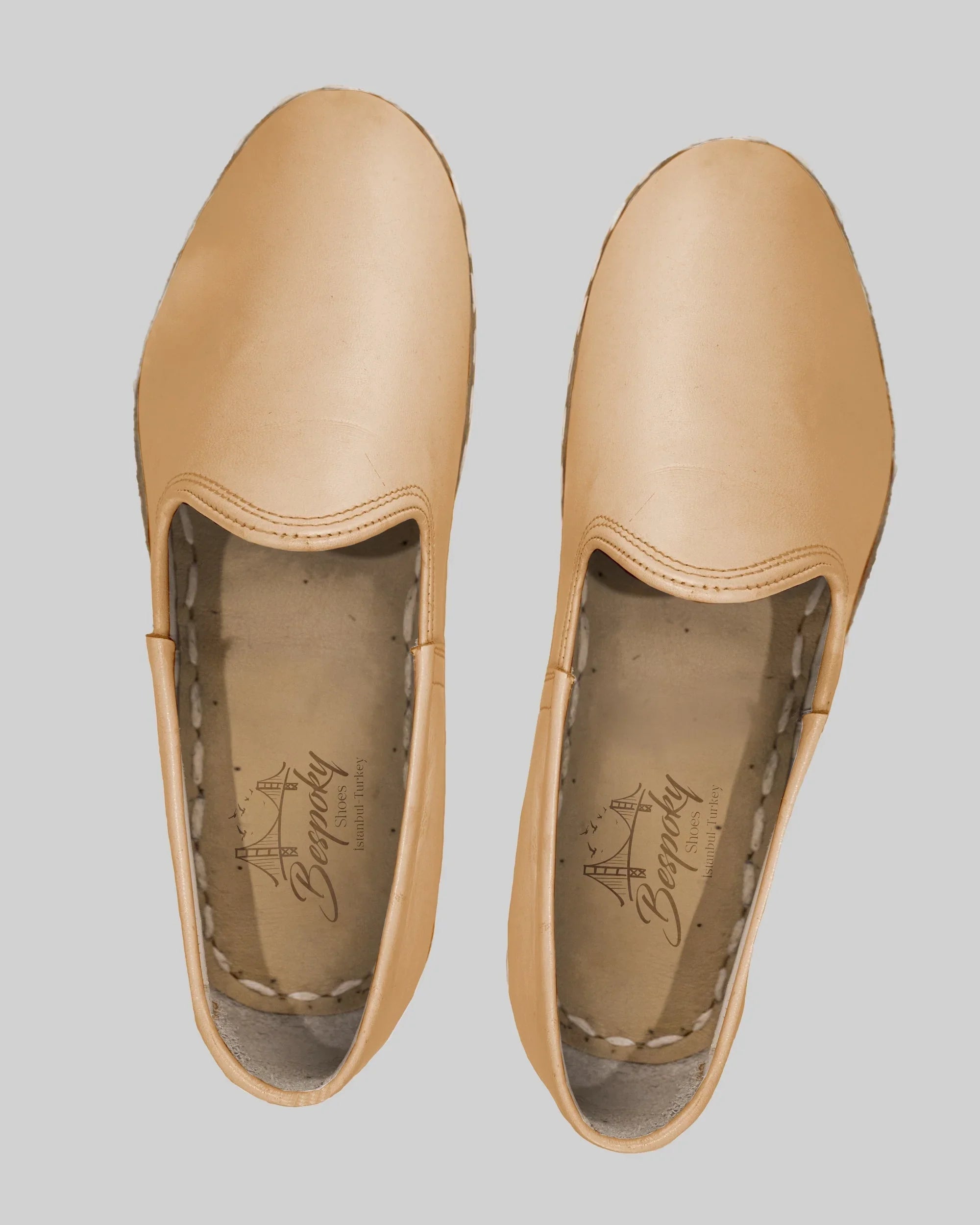 Side view Melon Yellow Yemeni Shoes - Calf Leather Zero Drop | Bespoky