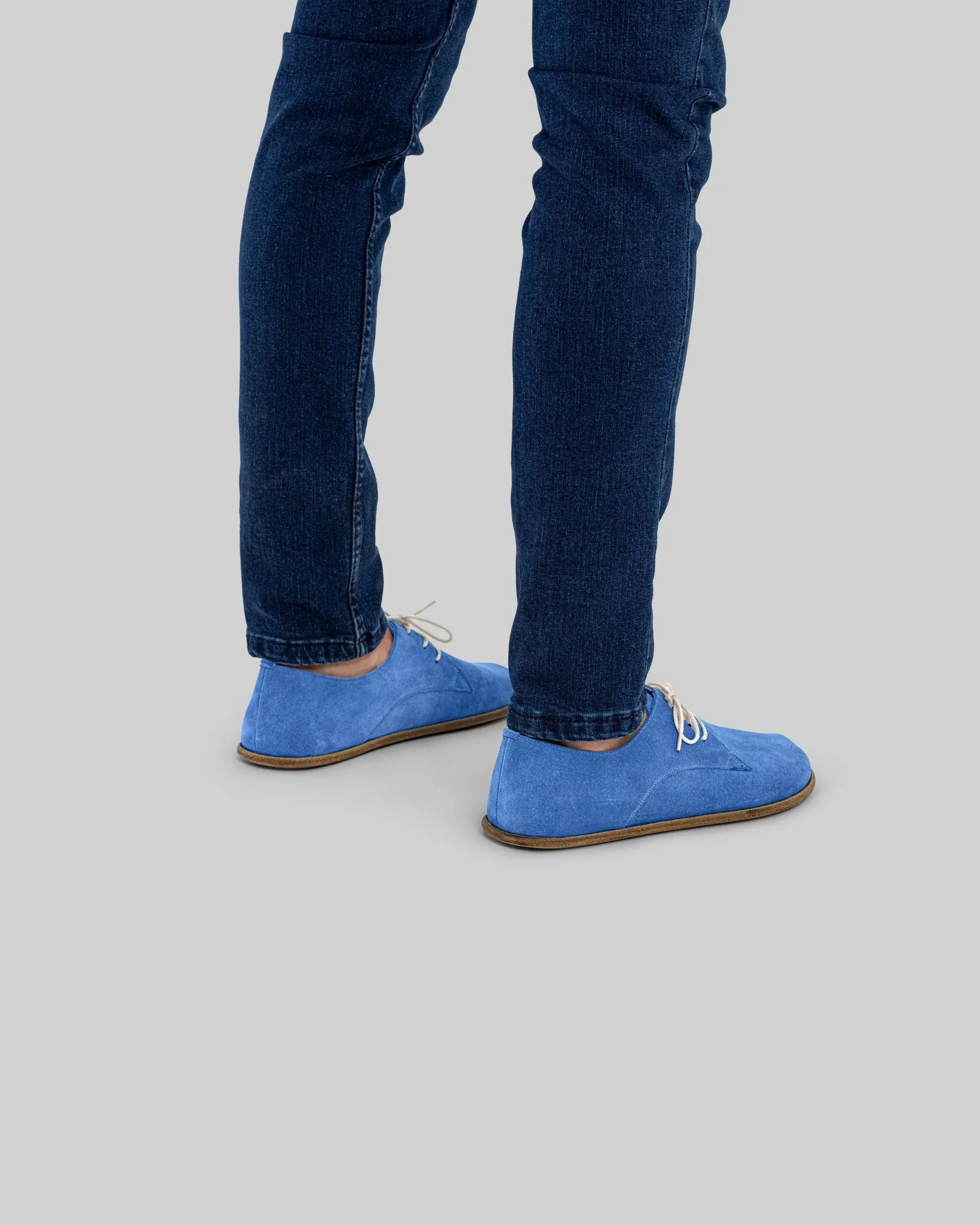 Top view Blue Oxford Shoes - Handcrafted Calf Leather | Bespoky