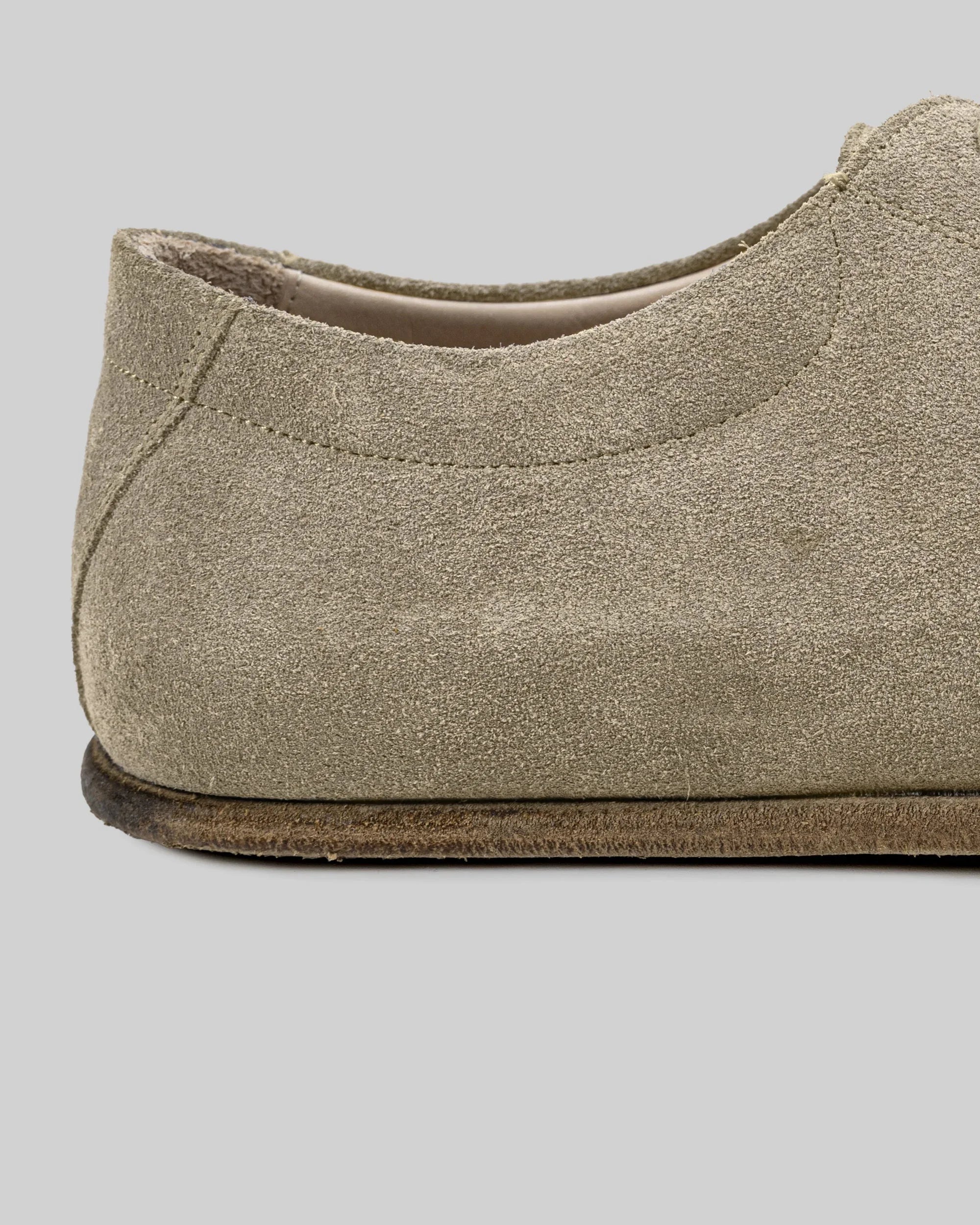 Top view Suede Barefoot Sneaker - Handcrafted Calf Leather | Bespoky