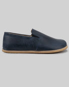 Top view Navy Barefoot Shoes - Handcrafted Calf Leather | Bespoky
