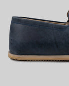 Detail Navy Barefoot Shoes - Handcrafted Calf Leather Turkey | Bespoky