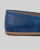 Detail Blue Barefoot Shoes - Handcrafted Calf Leather Turkey | Bespoky