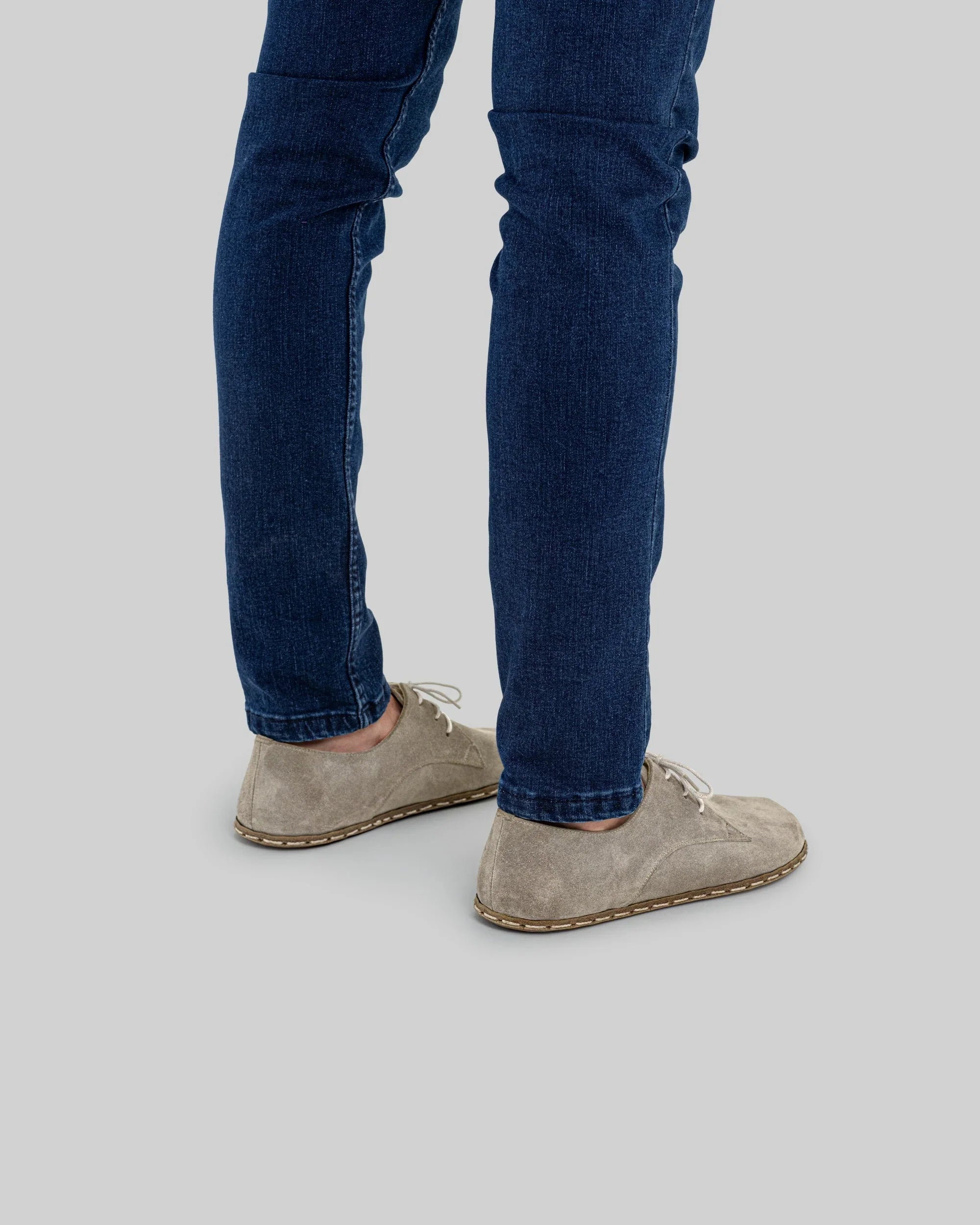 Top view Suede Oxford Shoes - Handcrafted Calf Leather | Bespoky