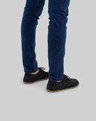 Top view Black Oxford Shoes - Handcrafted Calf Leather | Bespoky