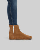 Pair Suede Chelsea Boots - Barefoot Wide Toe Calf Leather | Bespoky
