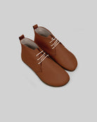 Women's Dark Brown Ankle Boots - Handcrafted Calf Leather Wide Toe Box | Bespoky